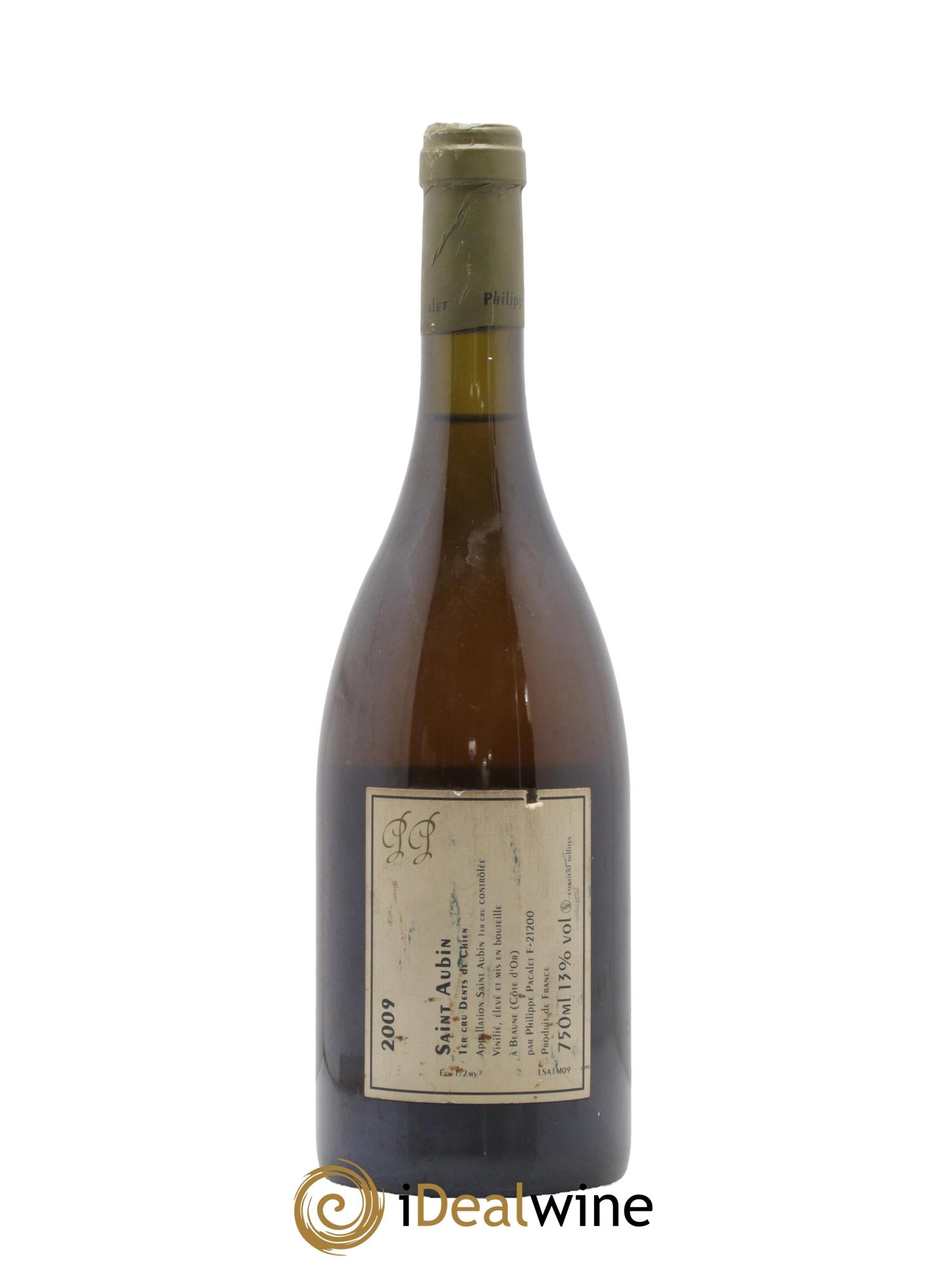 Saint-Aubin 1er Cru Dents de Chien Philippe Pacalet 2009 - Lotto di 1 bottiglia - 1
