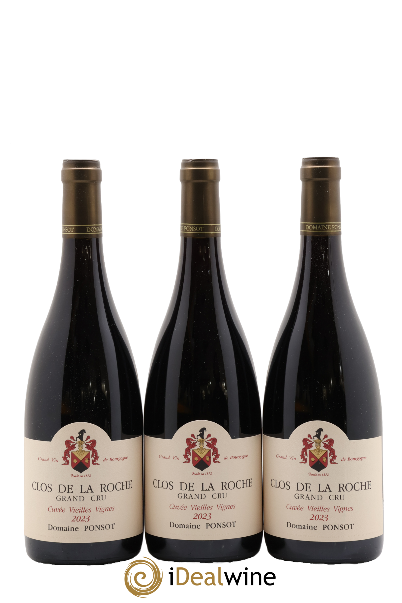 Clos de la Roche Grand Cru Vieilles Vignes Ponsot (Domaine) 2023 - Lot of 6 bottles - 1