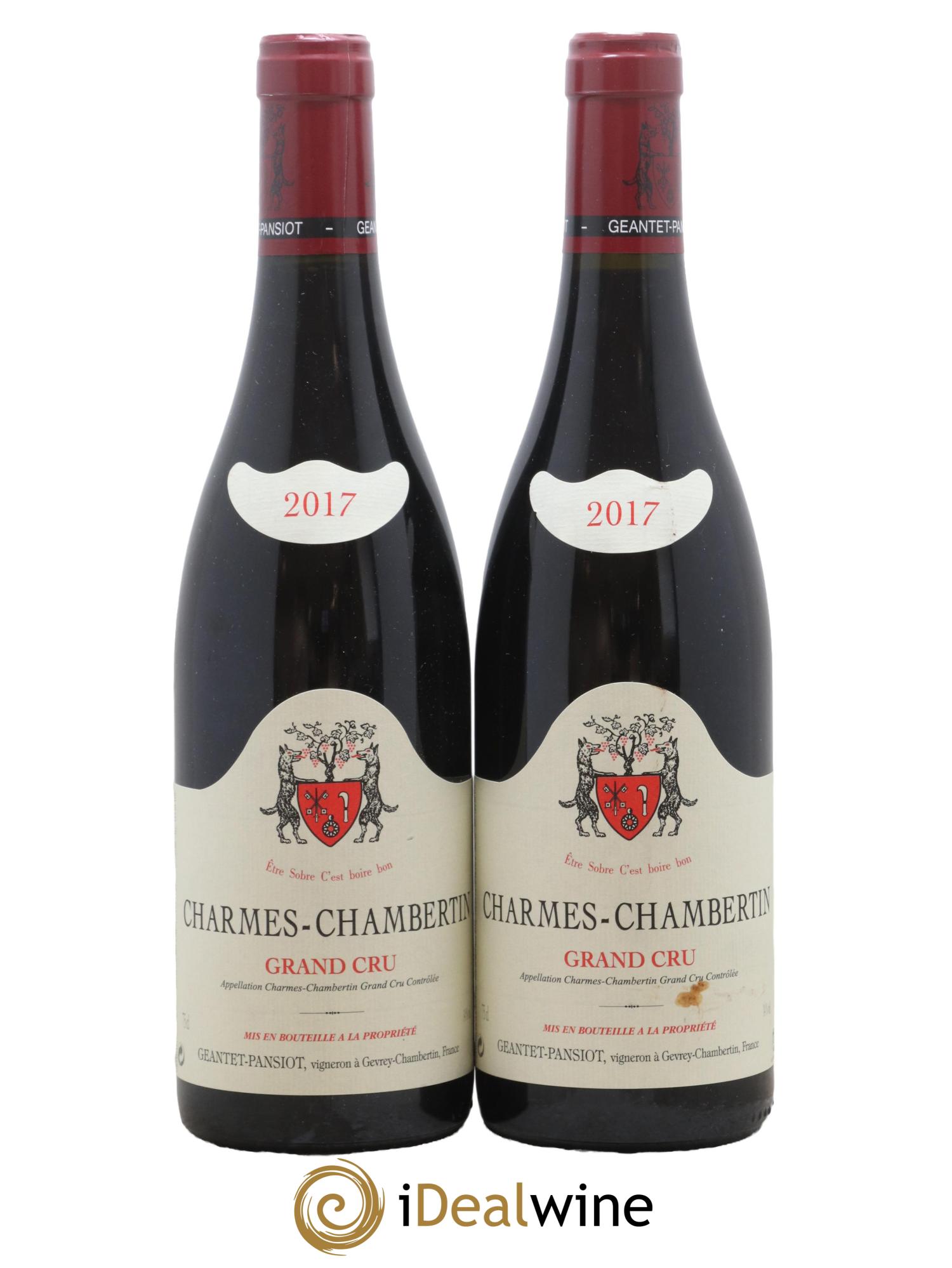 Buy Charmes-Chambertin Grand Cru Geantet-Pansiot 2017 (lot: 2373187)