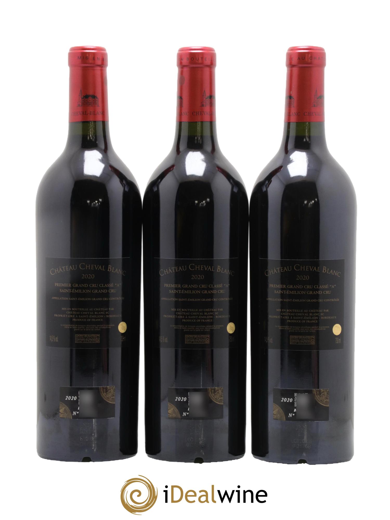 Château Cheval Blanc 1er Grand Cru Classé A 2020 - Lot de 6 bouteilles - 2