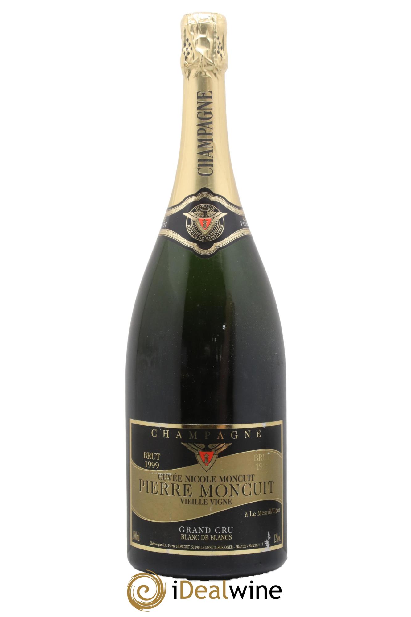 Cuvée Nicole Moncuit Vieilles Vignes Brut Pierre Moncuit 1999 - Posten von 1 Magnum - 0
