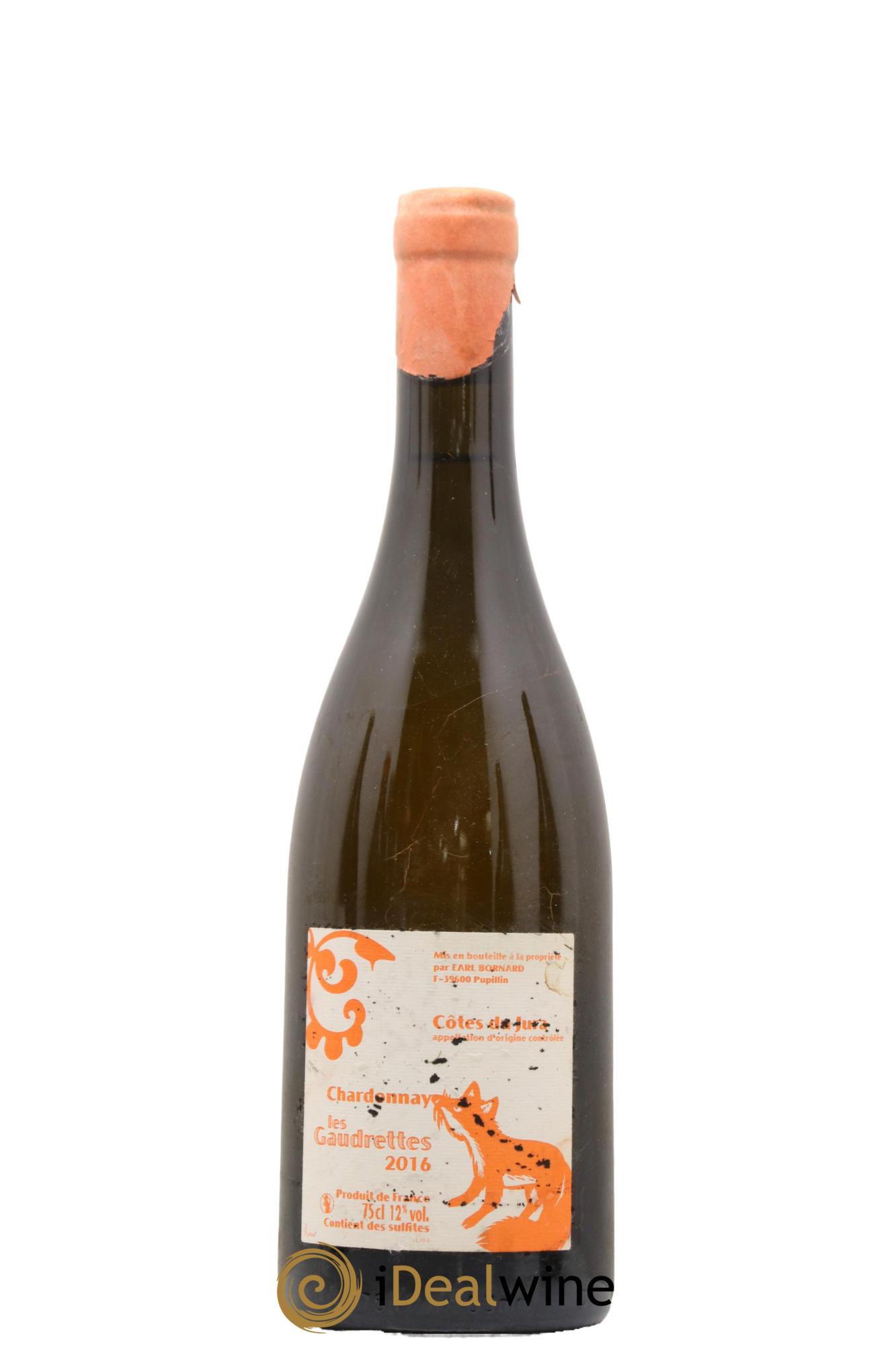 Côtes du Jura Les Gaudrettes Bornard 2016 - Posten von 1 Flasche - 0