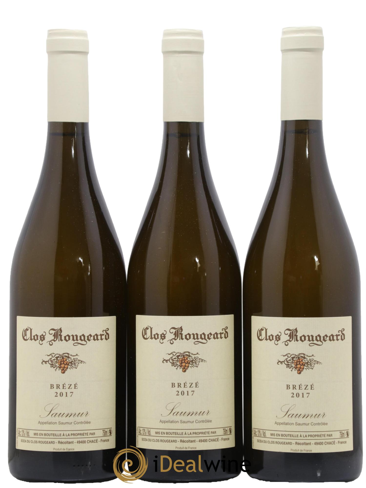 Saumur Brézé Clos Rougeard 2017 - Posten von 3 Flaschen - 0