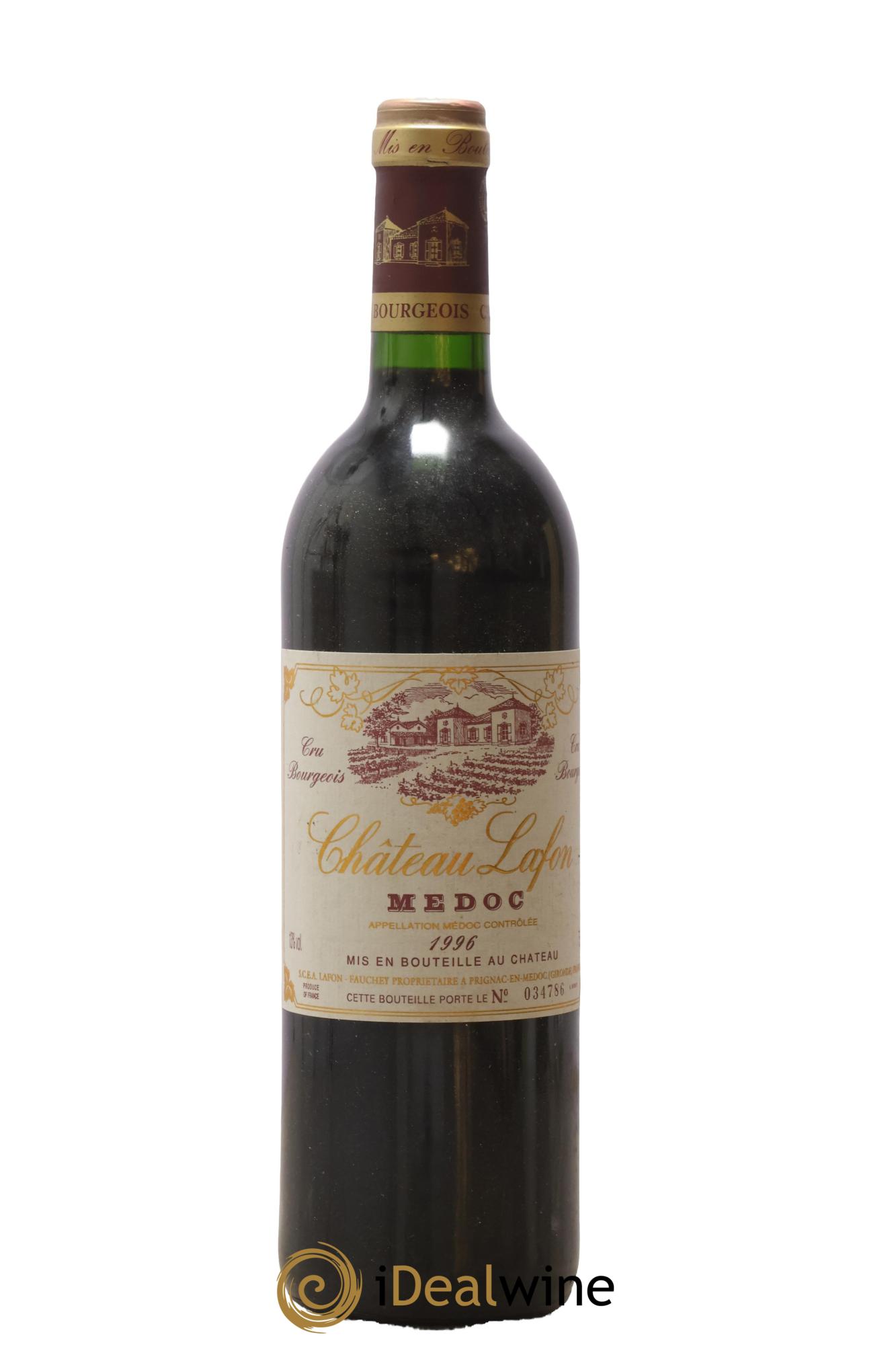 Listrac-Médoc Château Lafon 1996 - Lot de 1 bouteille - 0