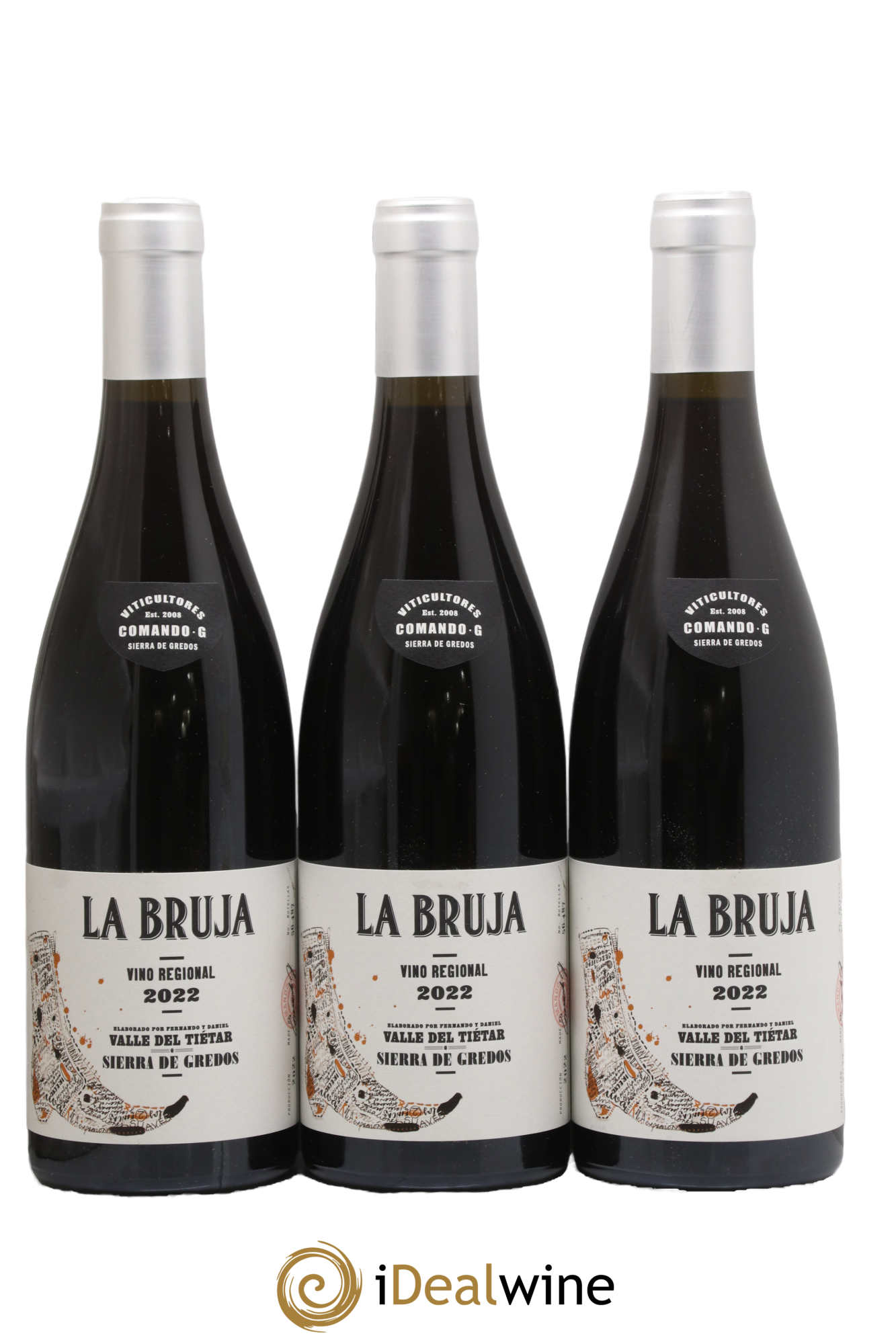 Vinos de Madrid DO Comando G La Bruja de Rozas 2022 - Lot of 3 bottles - 0