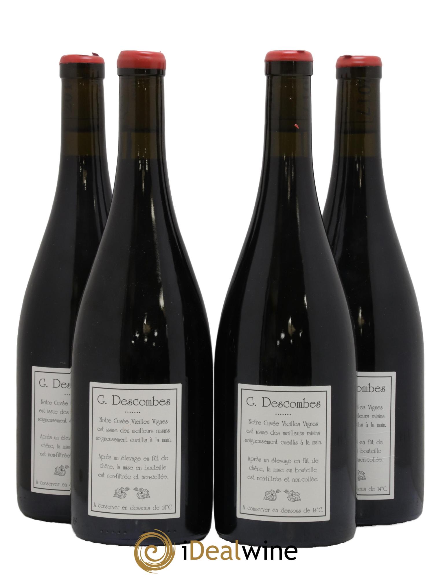 Chiroubles Vieilles vignes Georges Descombes (Domaine) 2017 - Lot of 4 bottles - 1