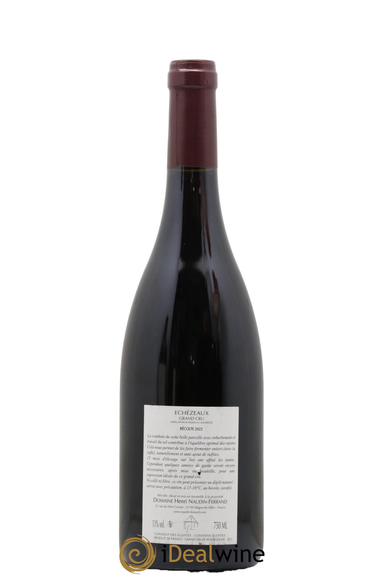 Echezeaux Grand Cru Naudin-Ferrand (Domaine) 2022 - Lotto di 1 bottiglia - 1