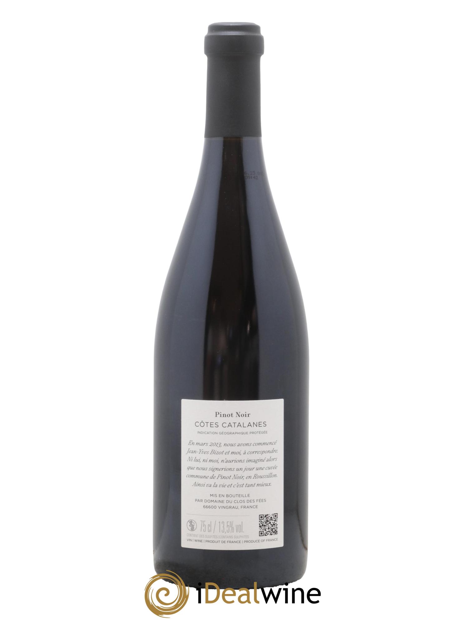 Côtes Catalanes Clos des Fées 100 Phrases pour éventails Hervé Bizeul 2022 - Lot de 1 bouteille - 1