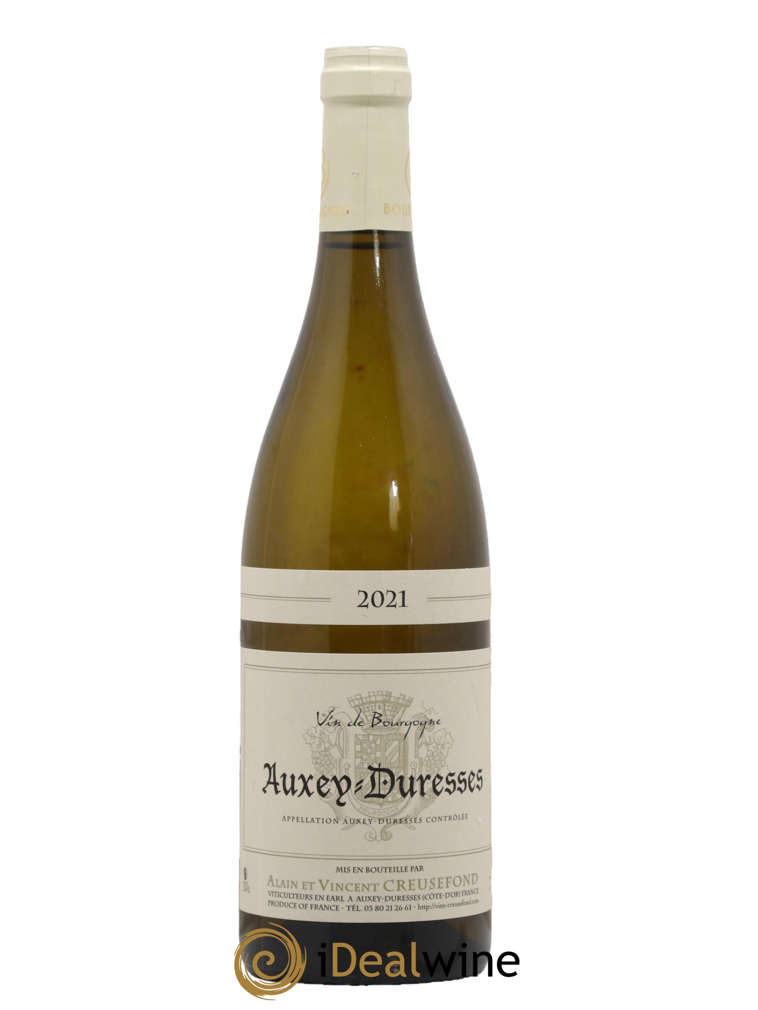 Auxey-Duresses Alain Et Vincent Creusefond 2021 - Lot of 1 bottle - 0