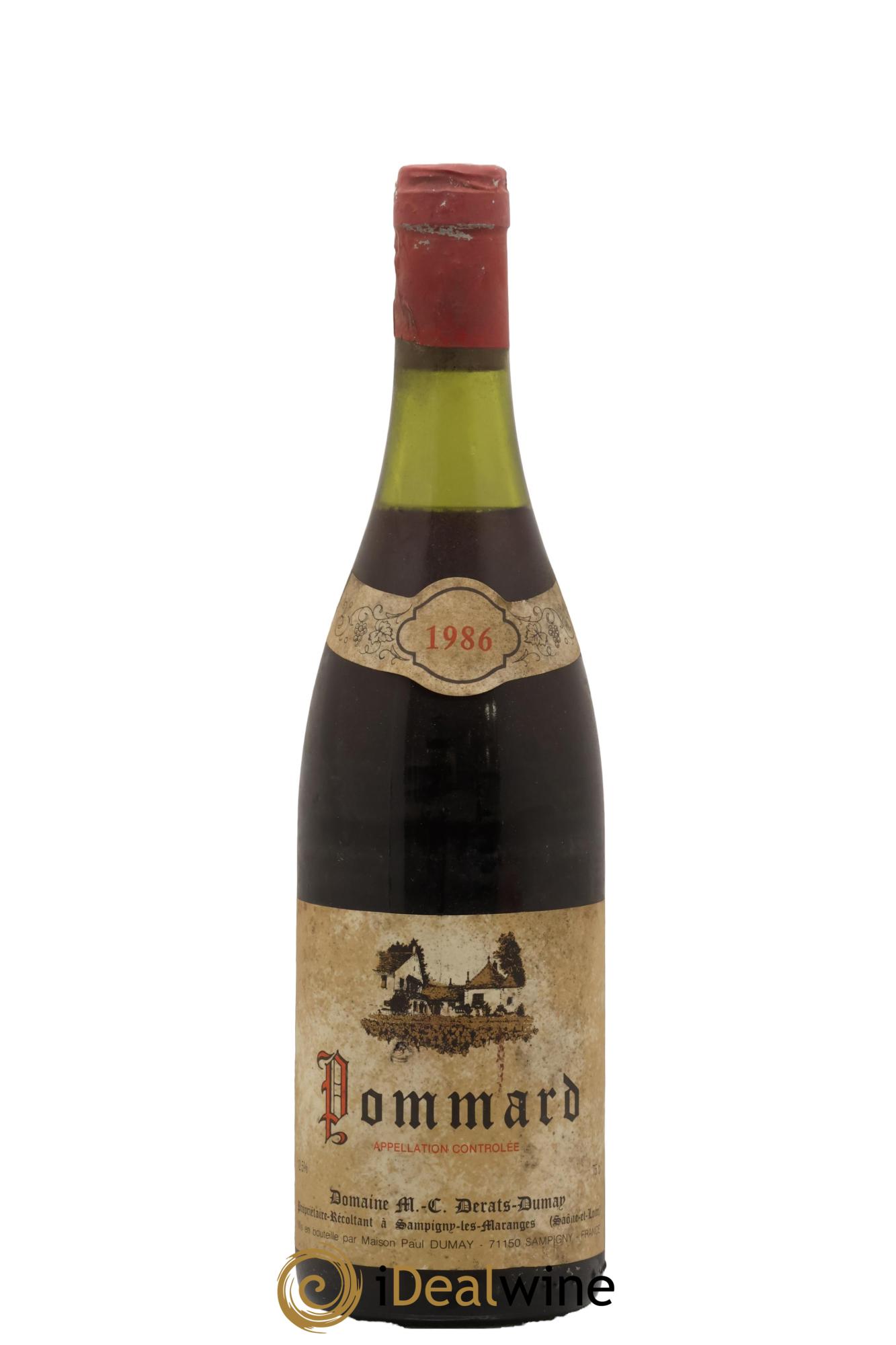 Pommard M.C Derats-Duman 1986 - Lot of 1 bottle - 0