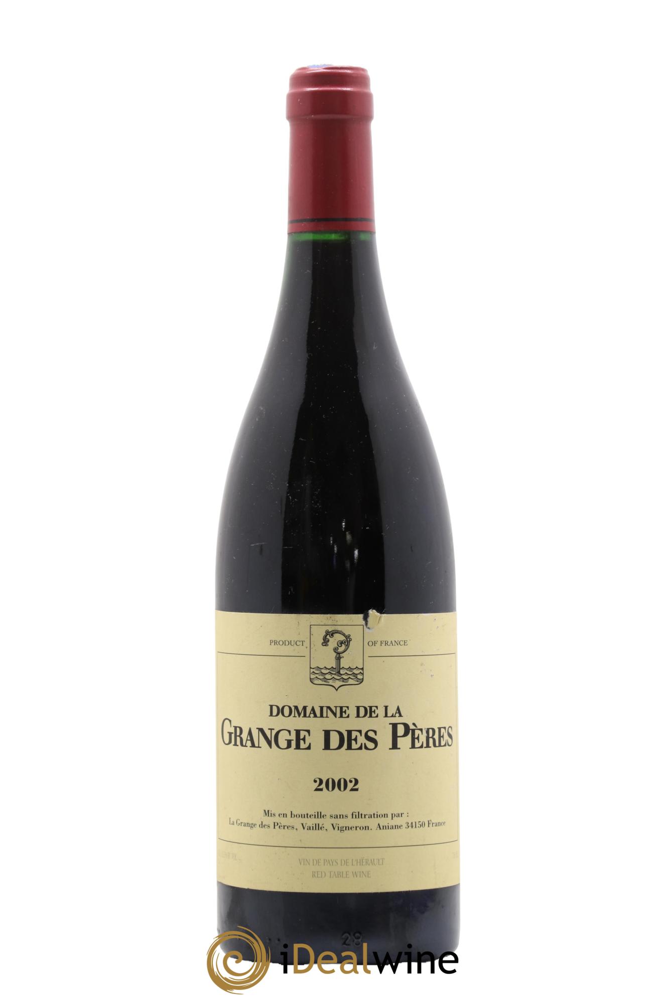 Pays d'Hérault Grange des Pères Laurent Vaillé 2002 - Lot de 1 bouteille - 0