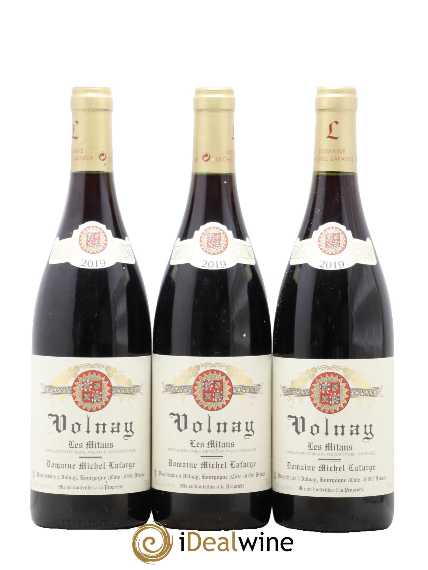 Volnay 1er Cru Les Mitans Lafarge (Domaine) 2019 - Lot de 3 bouteilles - 0