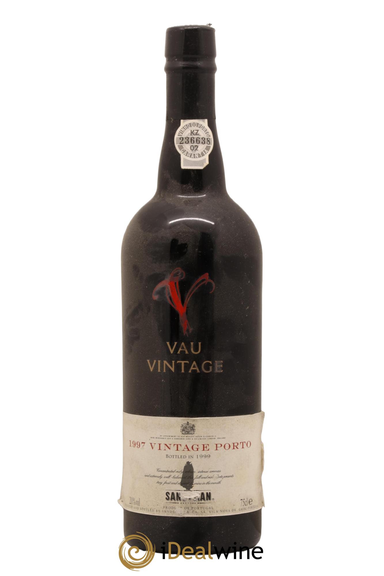 Porto Sandeman Vintage Port 1997 - Lot de 1 bouteille - 0