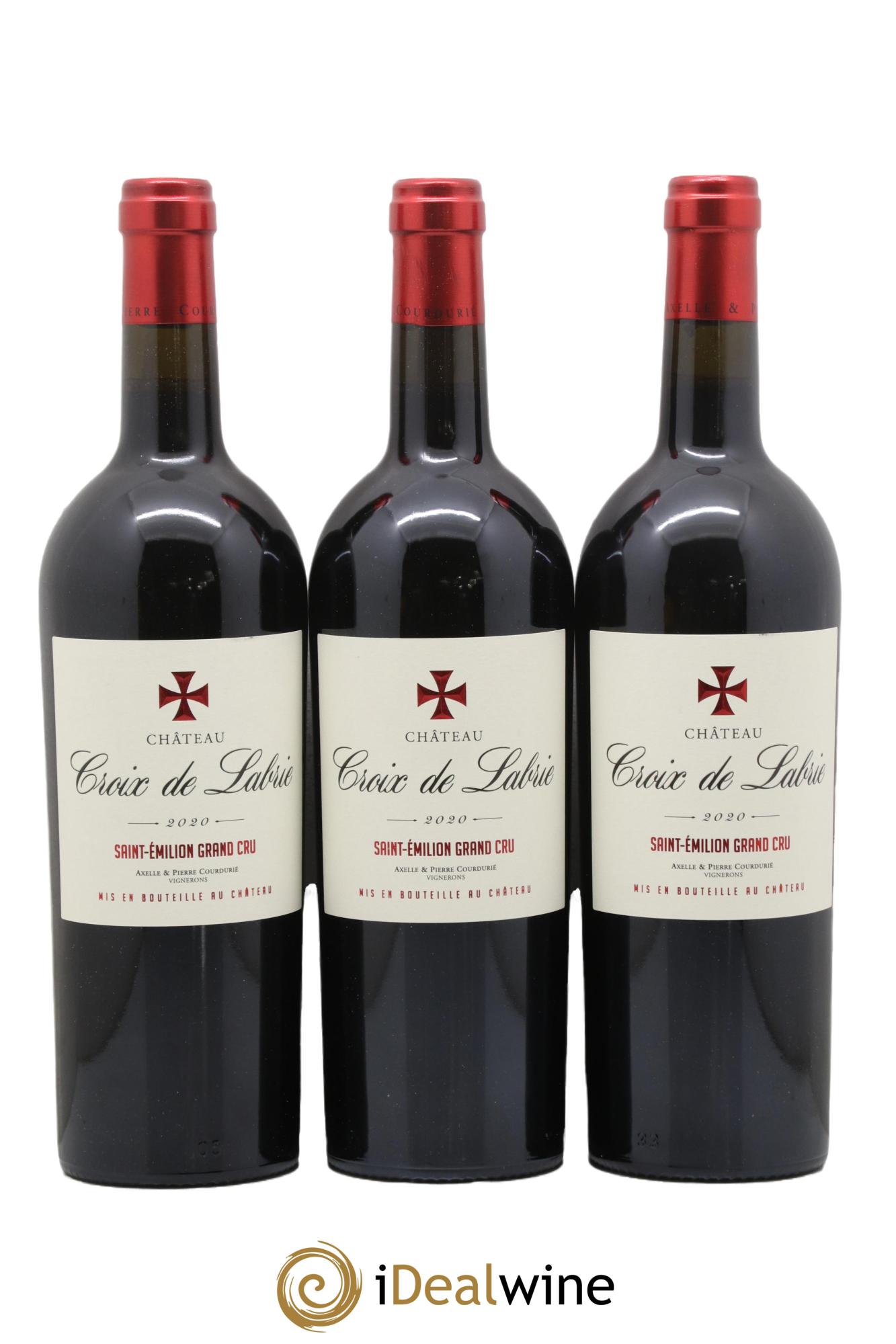 Château Croix de Labrie Grand Cru Classé 2020 - Lot de 3 bouteilles - 0