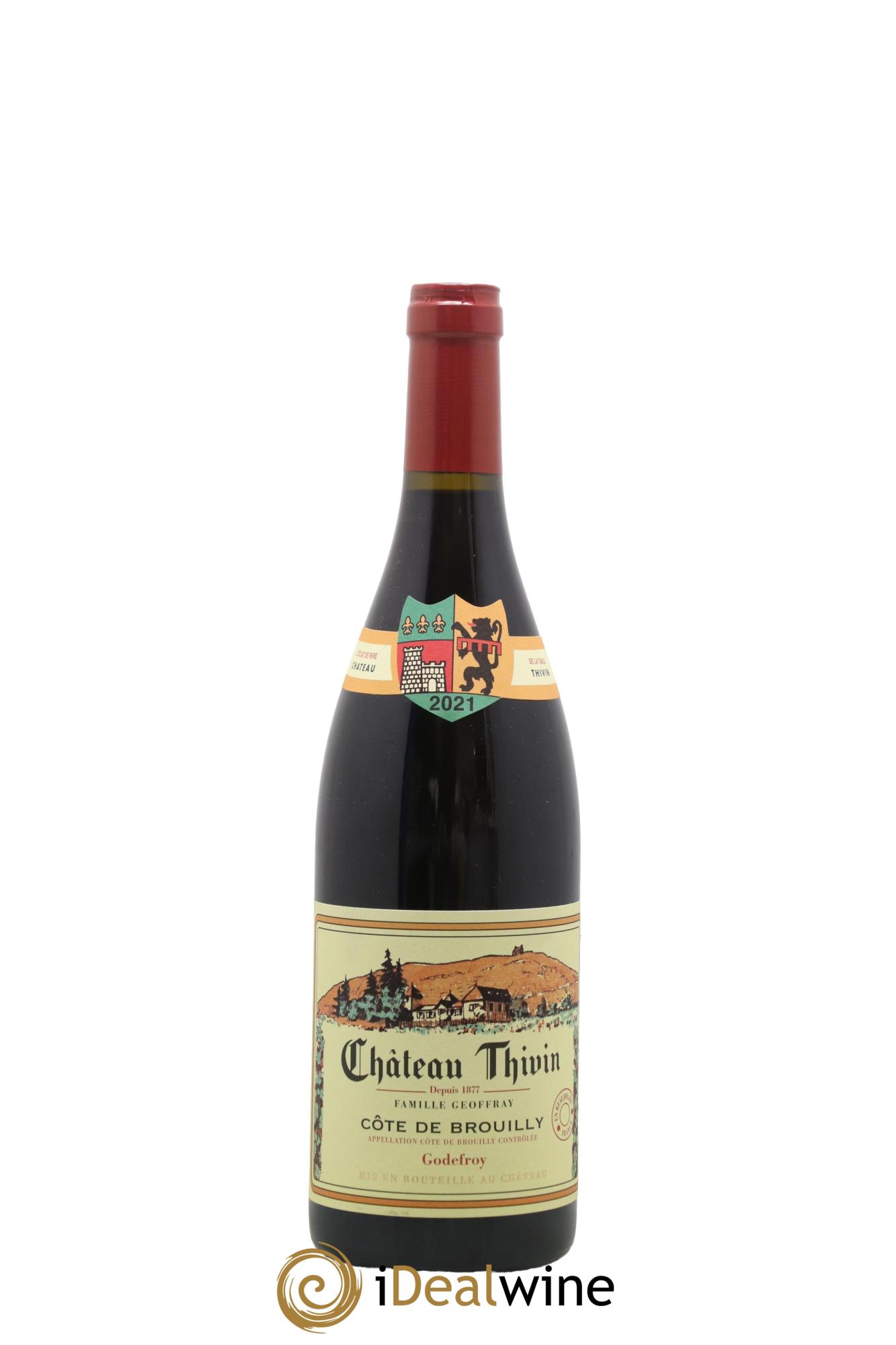 Côte de Brouilly Cuvée Godefroy Château Thivin 2021 - Lot of 1 bottle - 0