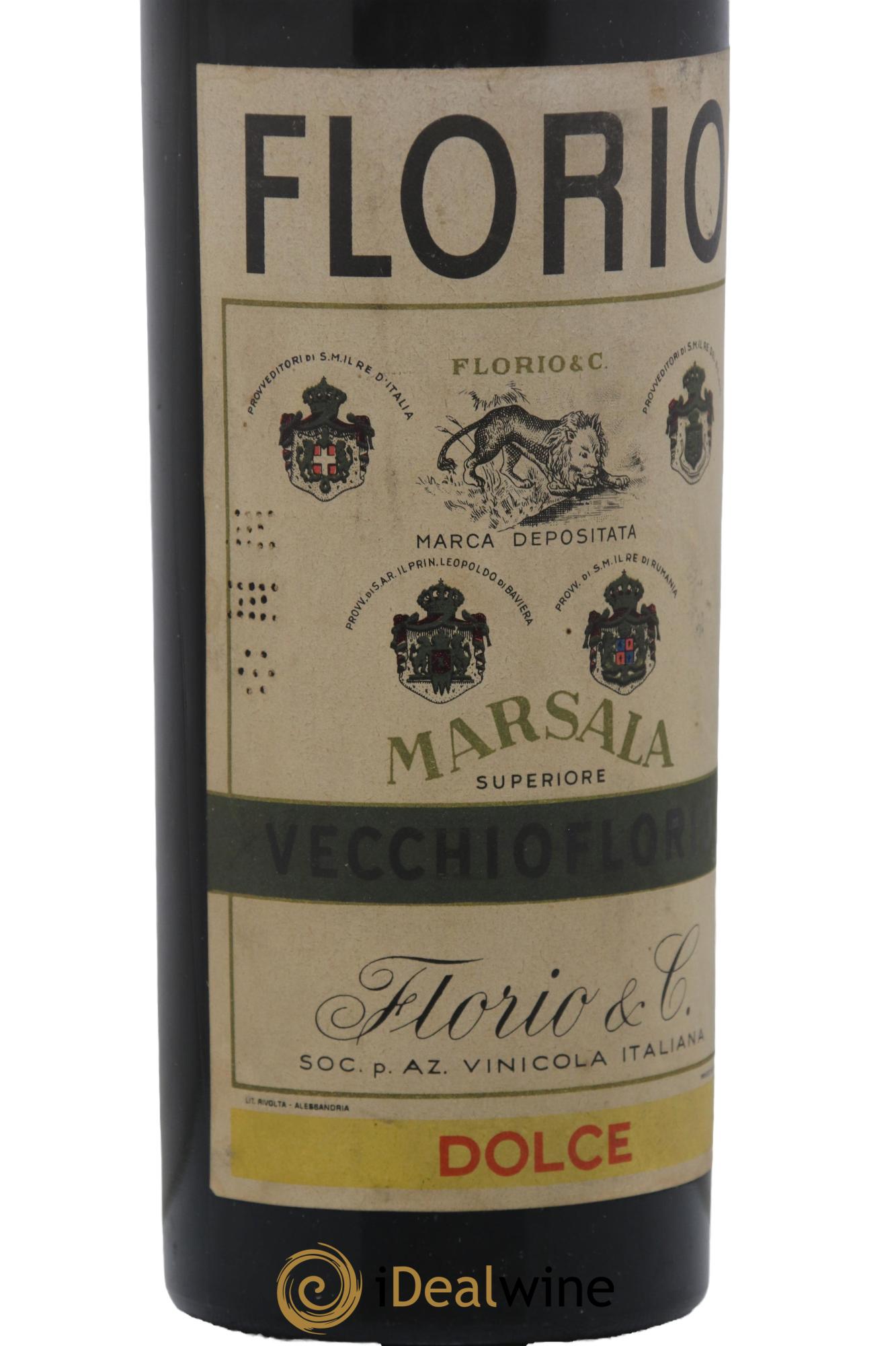 Italie Marsala Superiore Dolce Vecchio Florio - Lotto di 1 bottiglia - 1