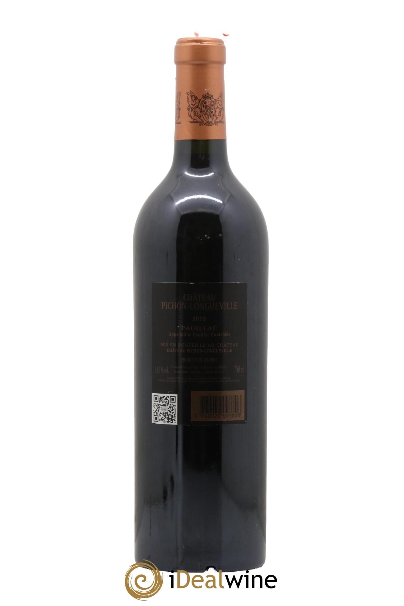 Pichon Longueville Baron 2ème Grand Cru Classé  2010 - Lotto di 1 bottiglia - 1