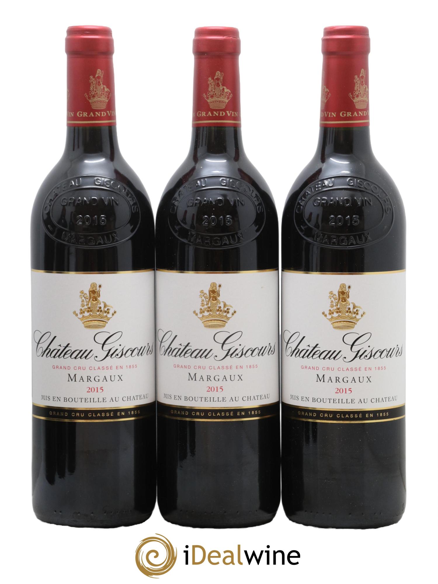 Château Giscours 3ème Grand Cru Classé 2015 - Lot de 6 bouteilles - 1