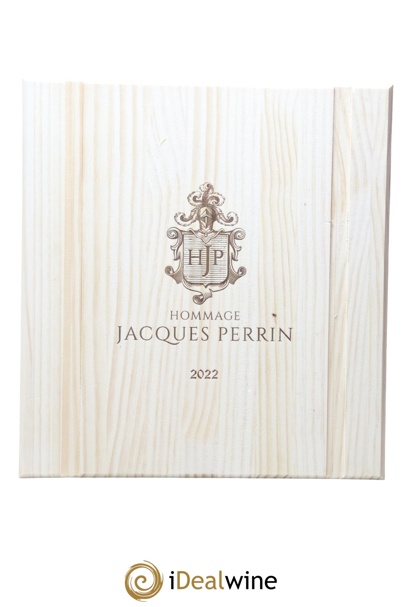 Châteauneuf-du-Pape Château de Beaucastel Hommage à Jacques Perrin Famille Perrin 2022 - Lot de 3 bouteilles - 2