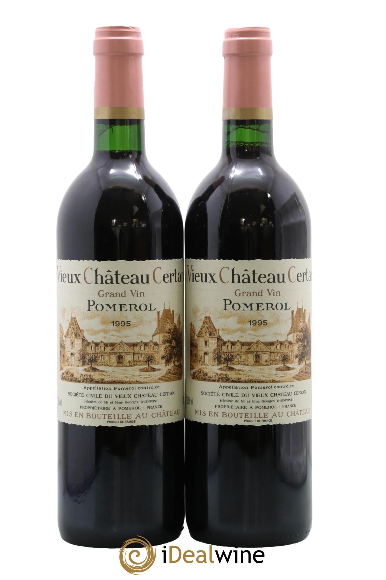 Vieux Château Certan 1995 - Lot de 2 bouteilles - 0