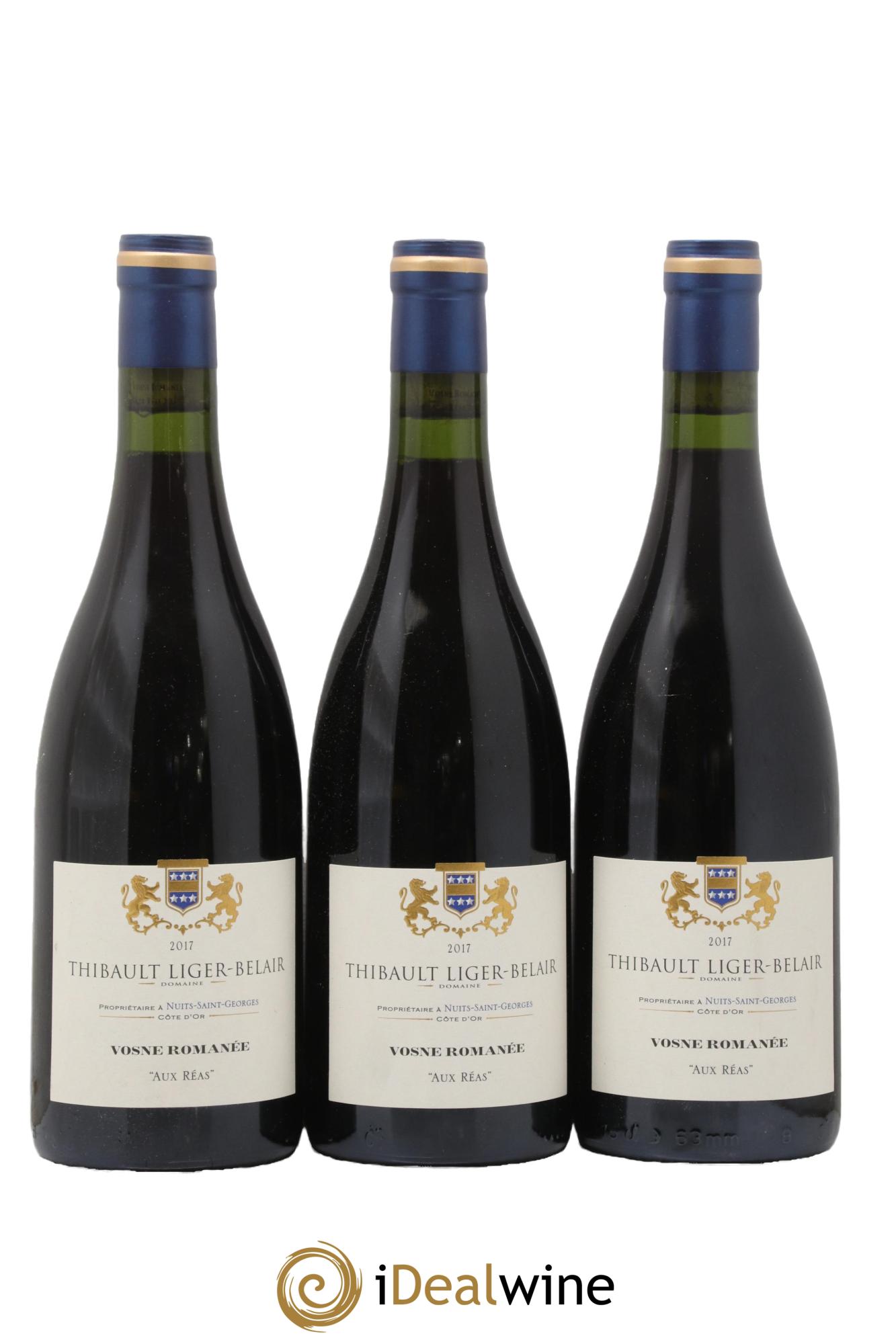 Vosne-Romanée Aux Réas Thibault Liger-Belair 2017 - Lot de 3 bouteilles - 0