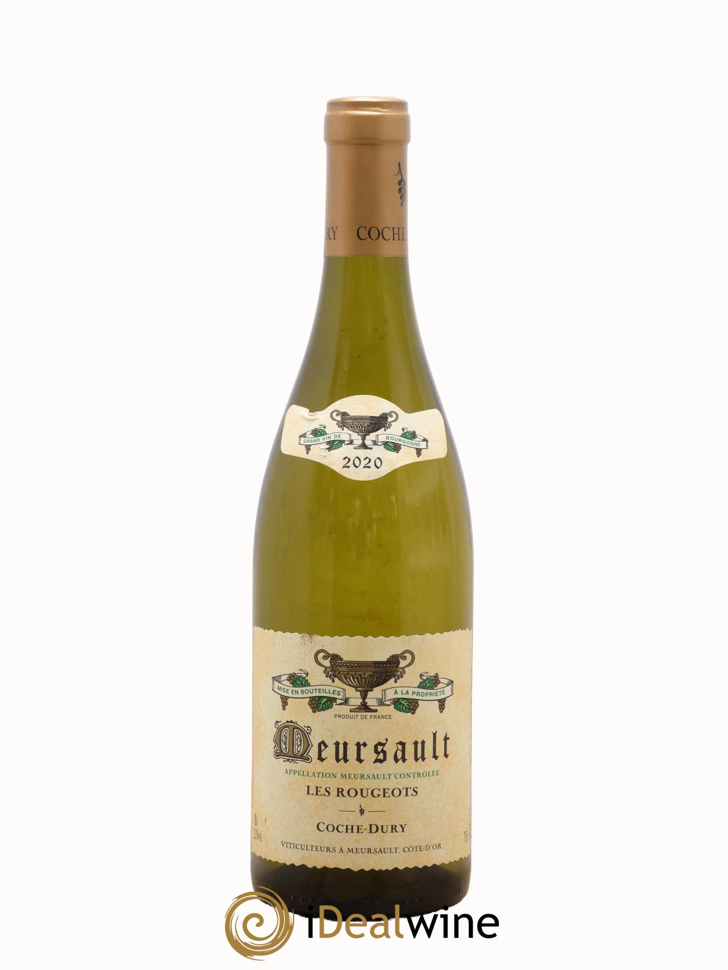 Meursault Les Rougeots Coche Dury (Domaine) 2020 - Lot de 1 bouteille - 0