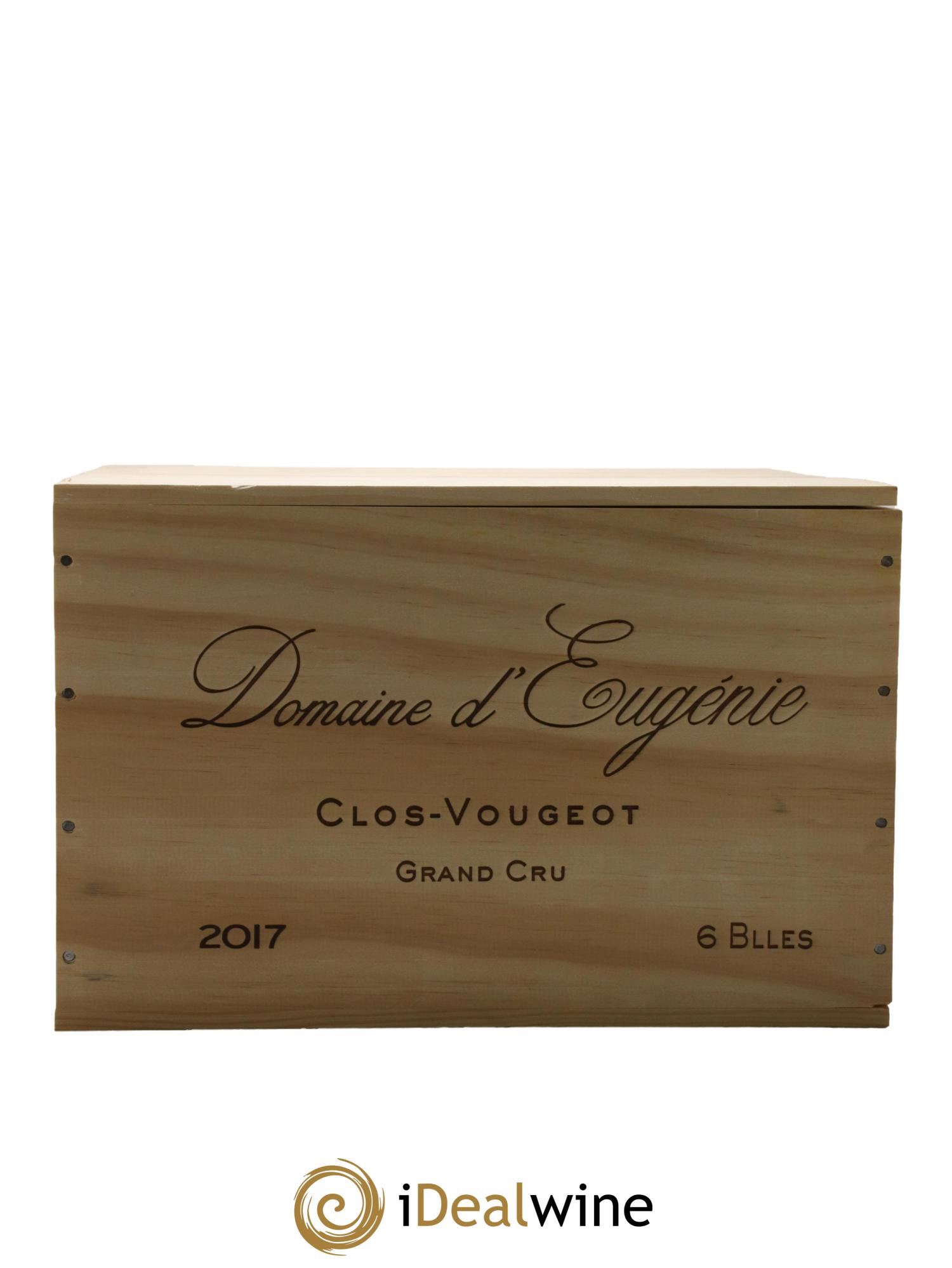 Clos de Vougeot Grand Cru Domaine René Engel - Domaine Eugénie 2017 - Lot de 6 bouteilles - 4