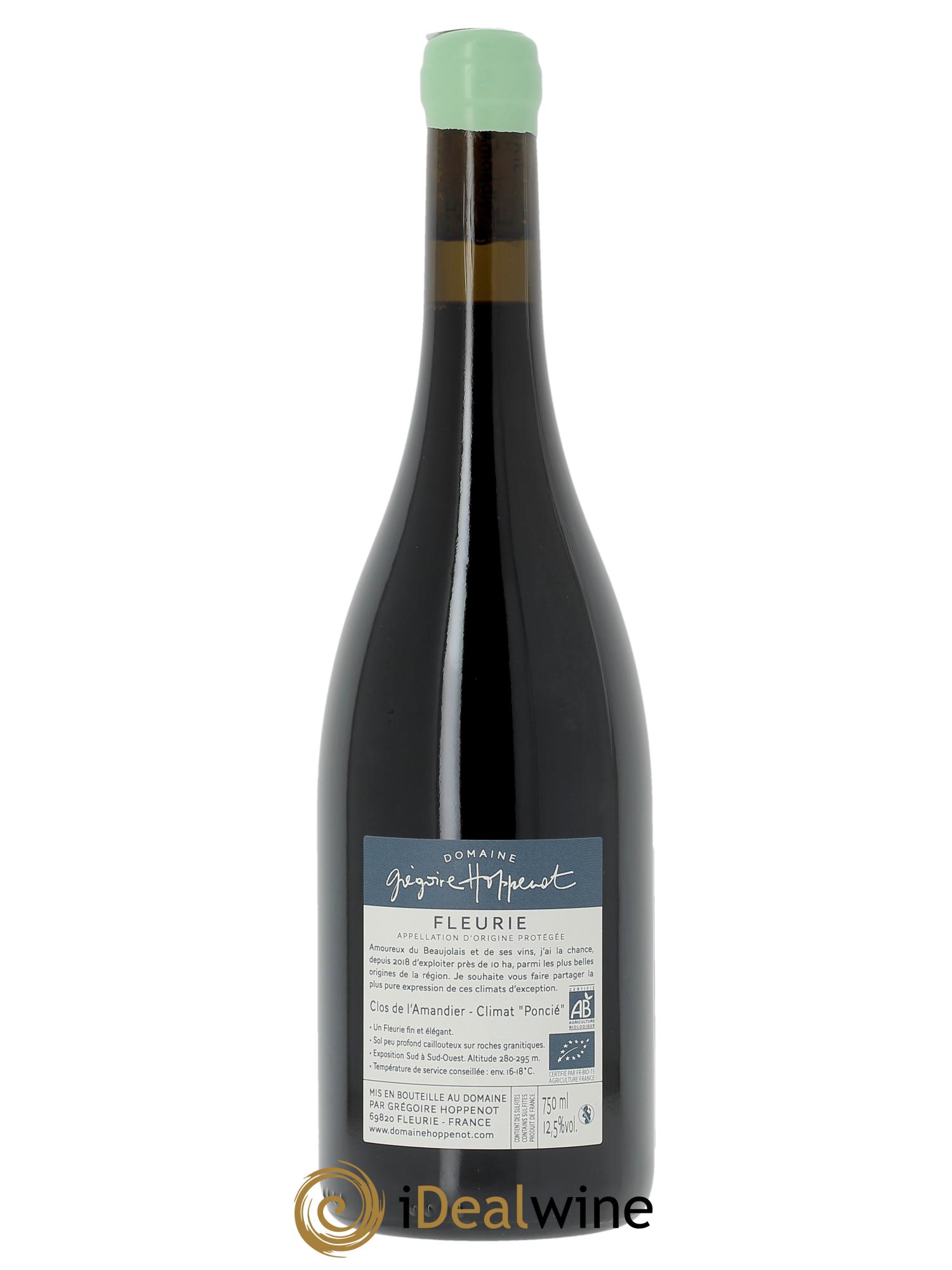 Fleurie Clos de l'Amandier Grégoire Hoppenot (Domaine)  2023 - Lot de 1 bouteille - 1