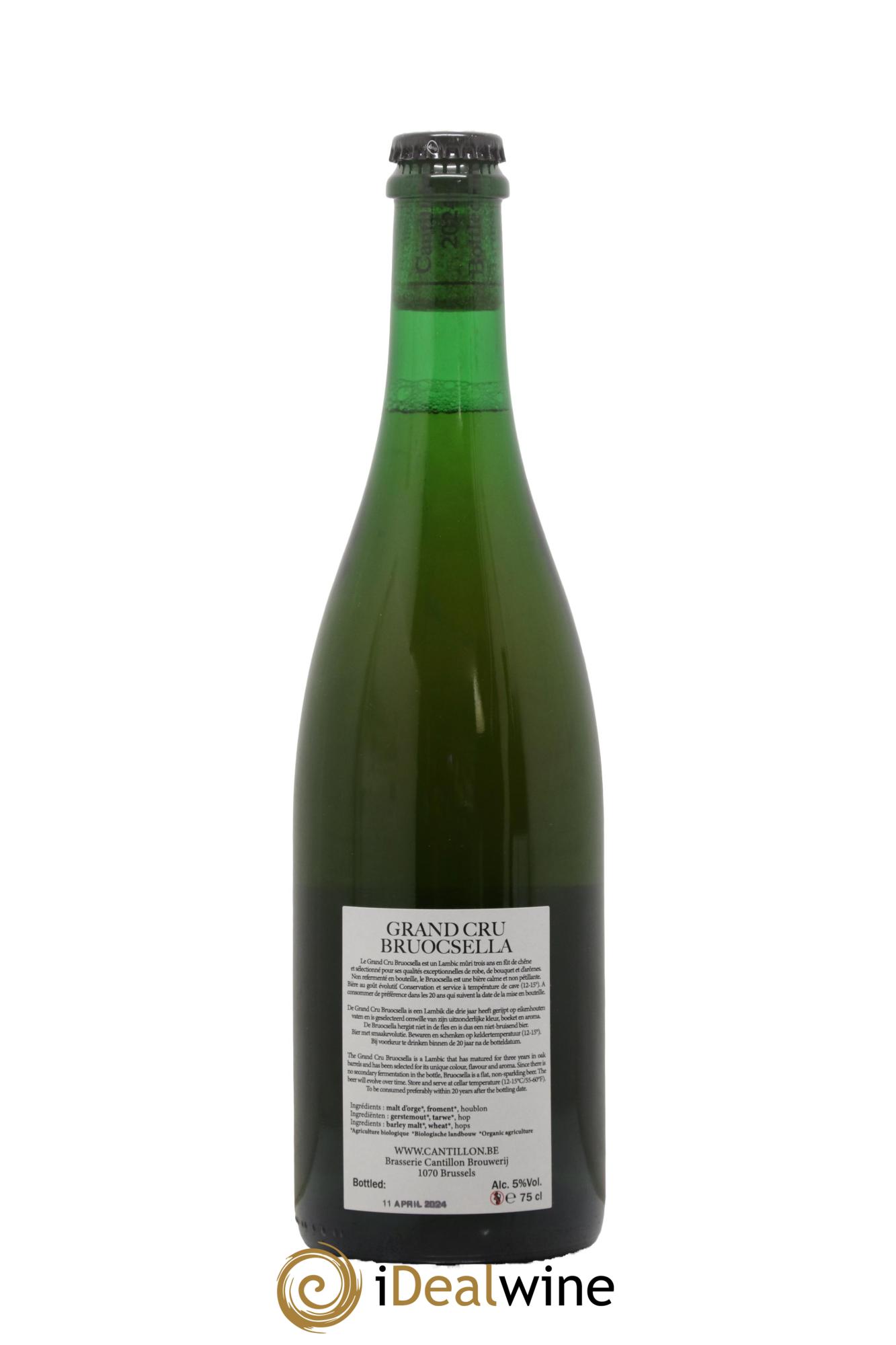 Bière Grand Cru Bruosce la Lambic Bio Gueuze Cantillon (bottled 2024) - Lotto di 1 bottiglia - 1