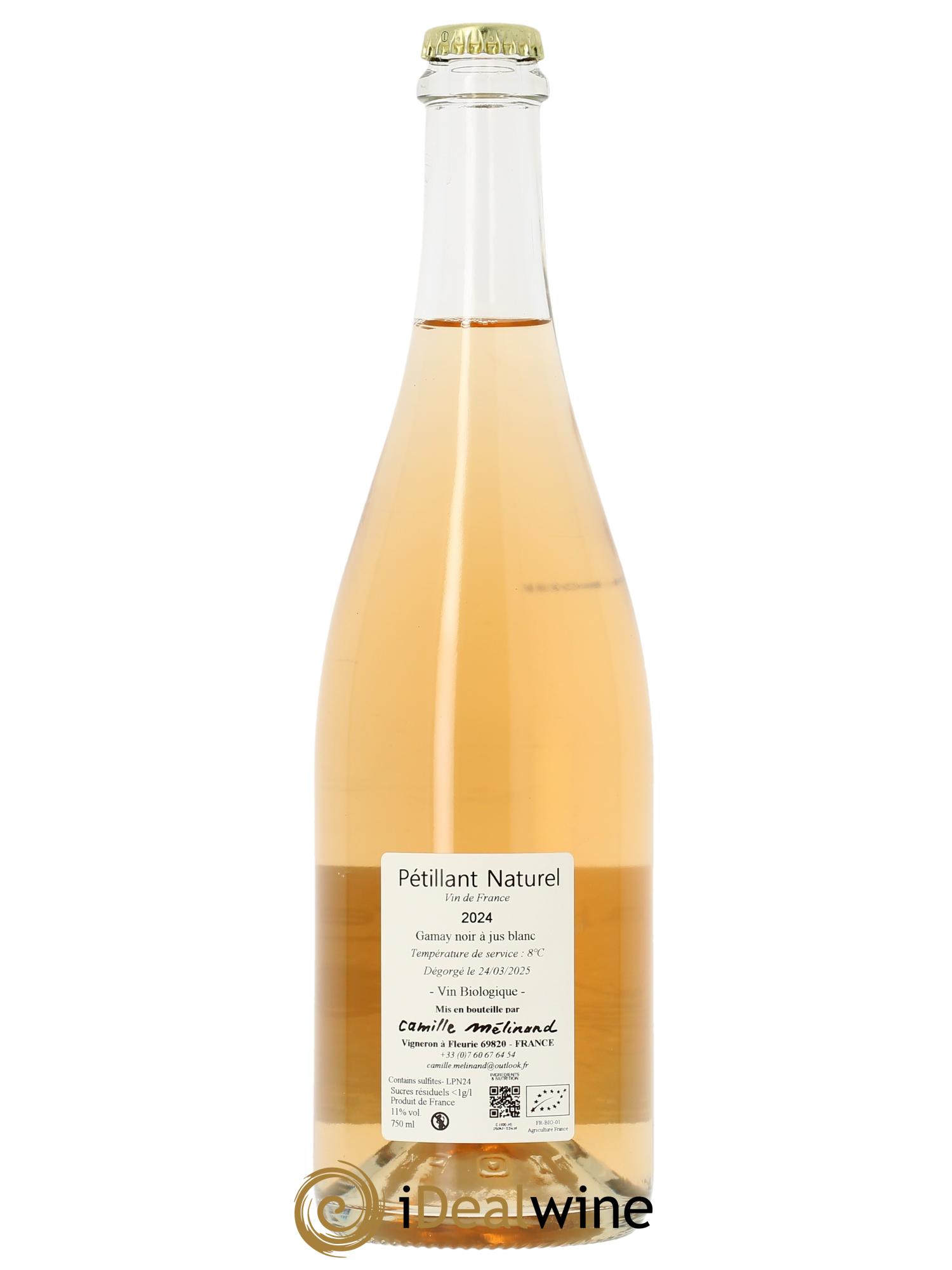 Vin de France Pétillant Naturel Marrans (Domaine des)  2024 - Lot de 1 bouteille - 1