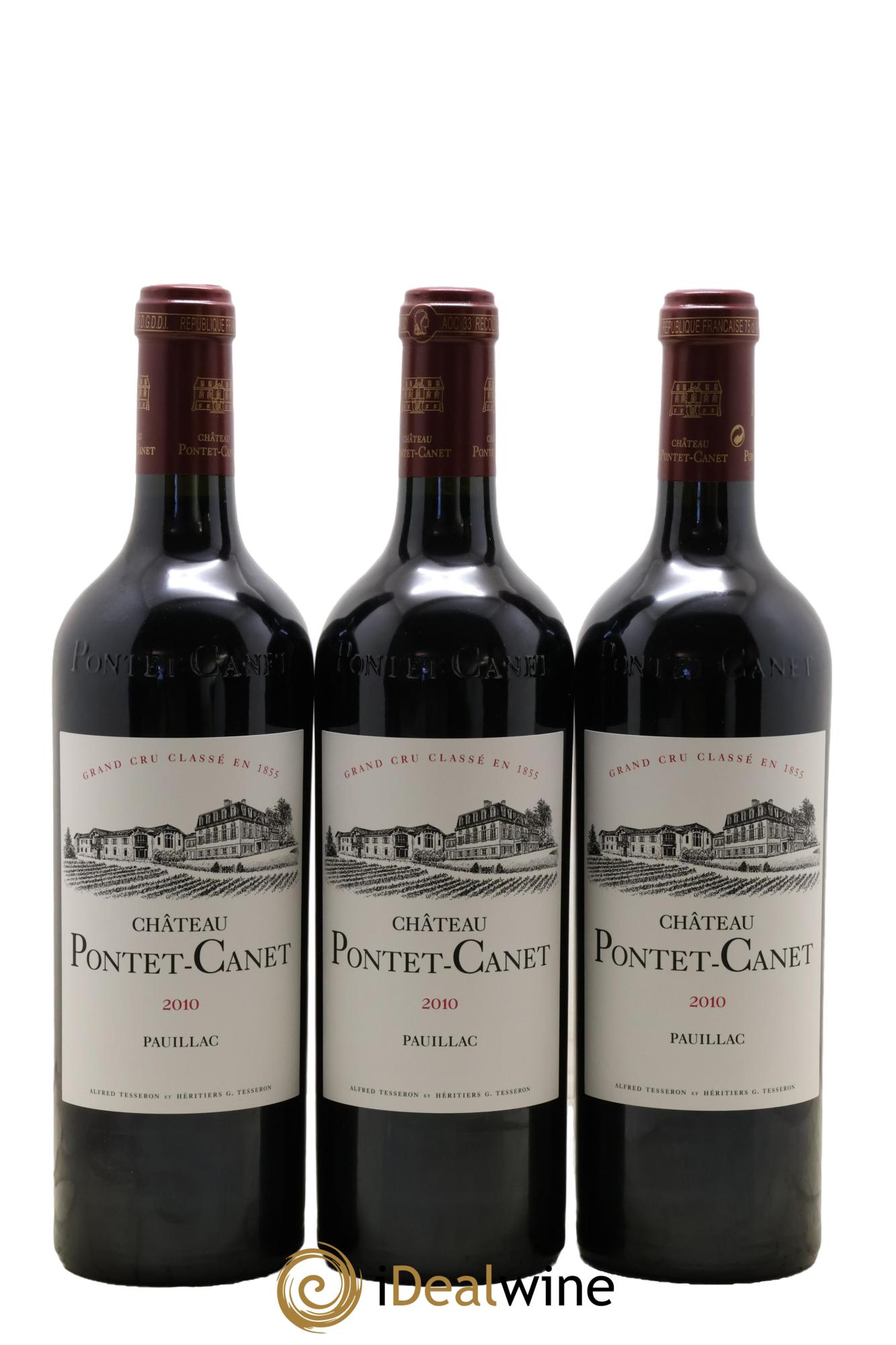 Château Pontet Canet 5ème Grand Cru Classé 2010 - Lot de 12 bouteilles - 5