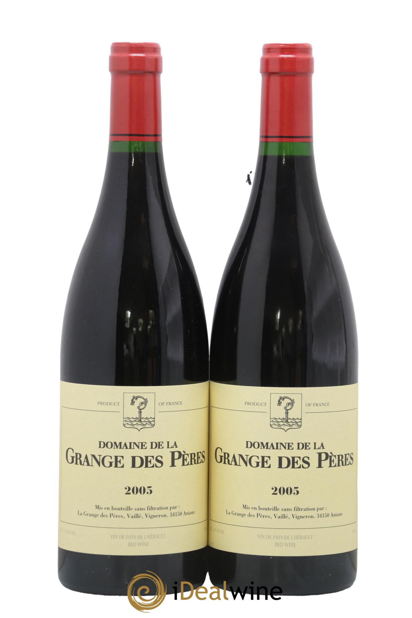 Pays d'Hérault Grange des Pères Laurent Vaillé 2005 - Lot de 2 bouteilles - 0
