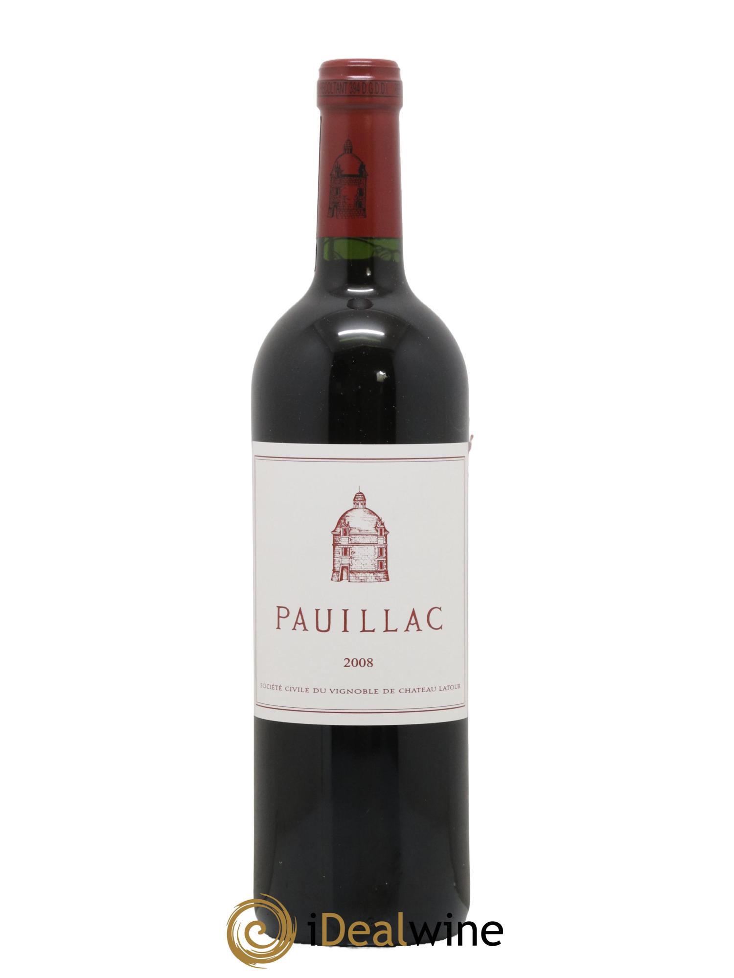 Pauillac de Château Latour 2008 - Lot de 1 bouteille - 0