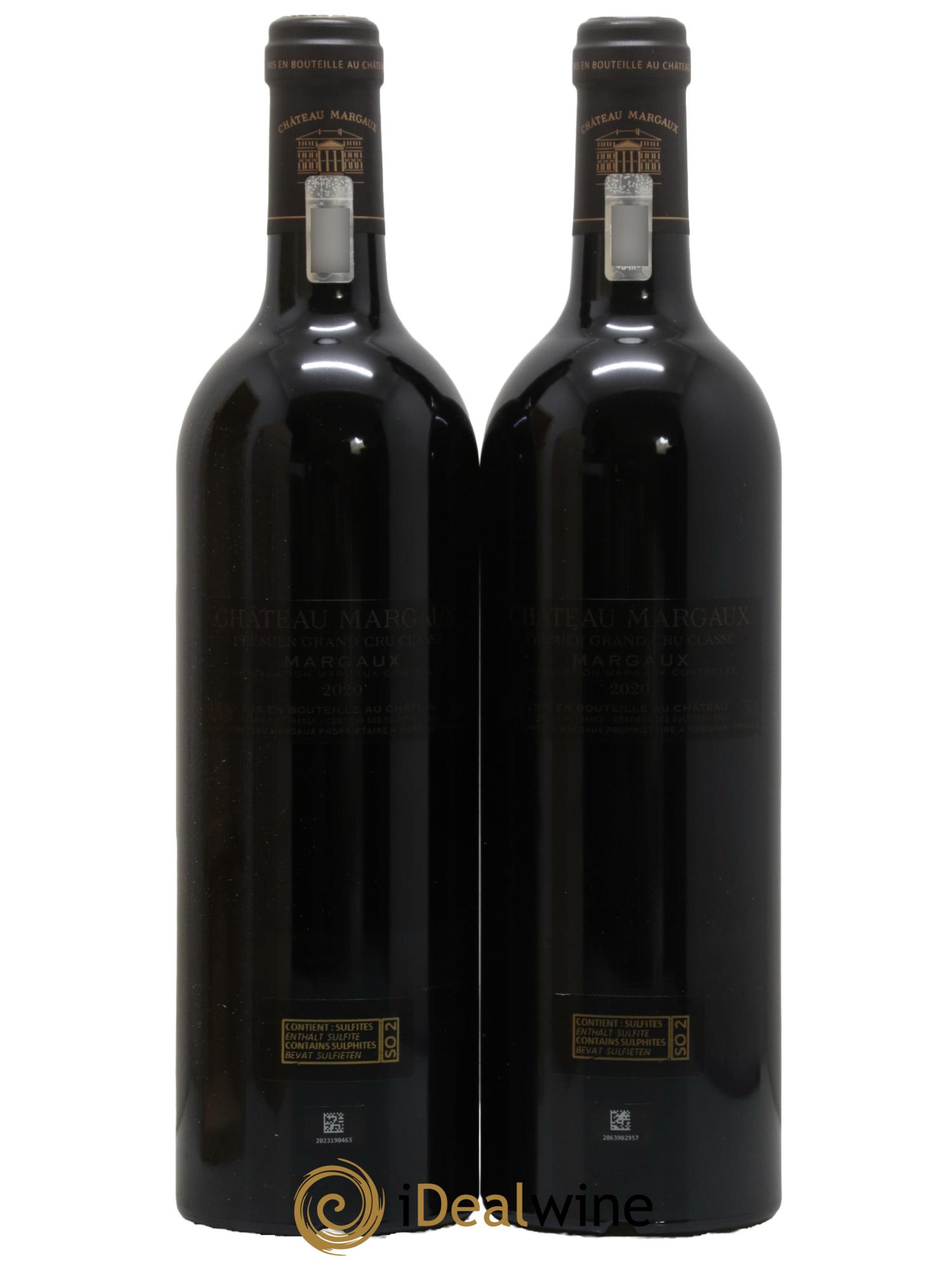 Château Margaux 1er Grand Cru Classé 2020 - Lot de 2 bouteilles - 2
