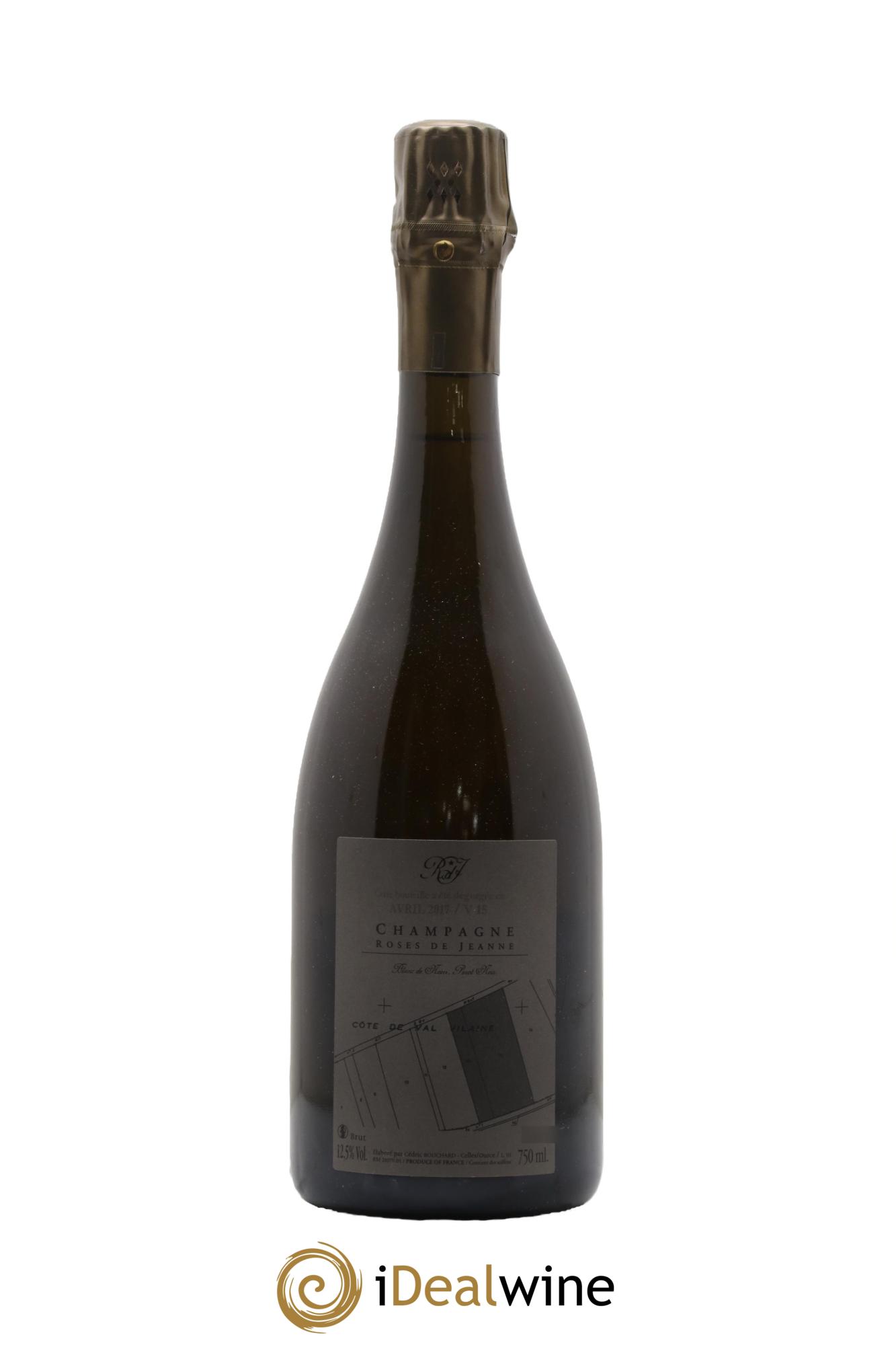 Roses de Jeanne Côte de Val Vilaine Blanc de Noirs Cédric Bouchard 2015 - Lot de 1 bouteille - 1