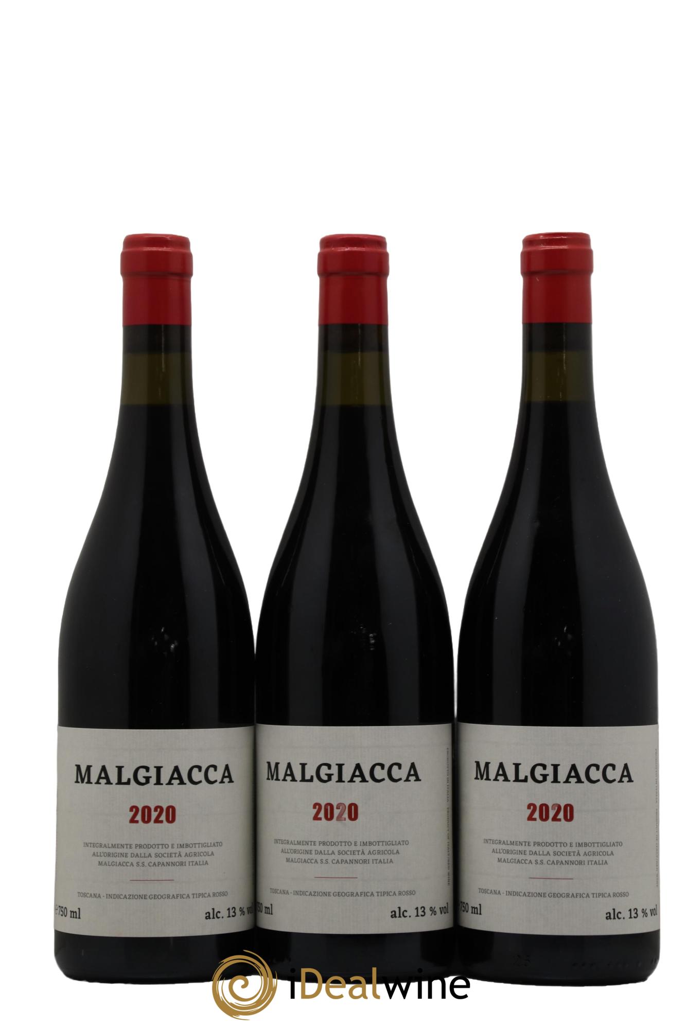 Toscana IGT Rosso Azienda Malgiacca 2020 - Lot de 3 bouteilles - 0