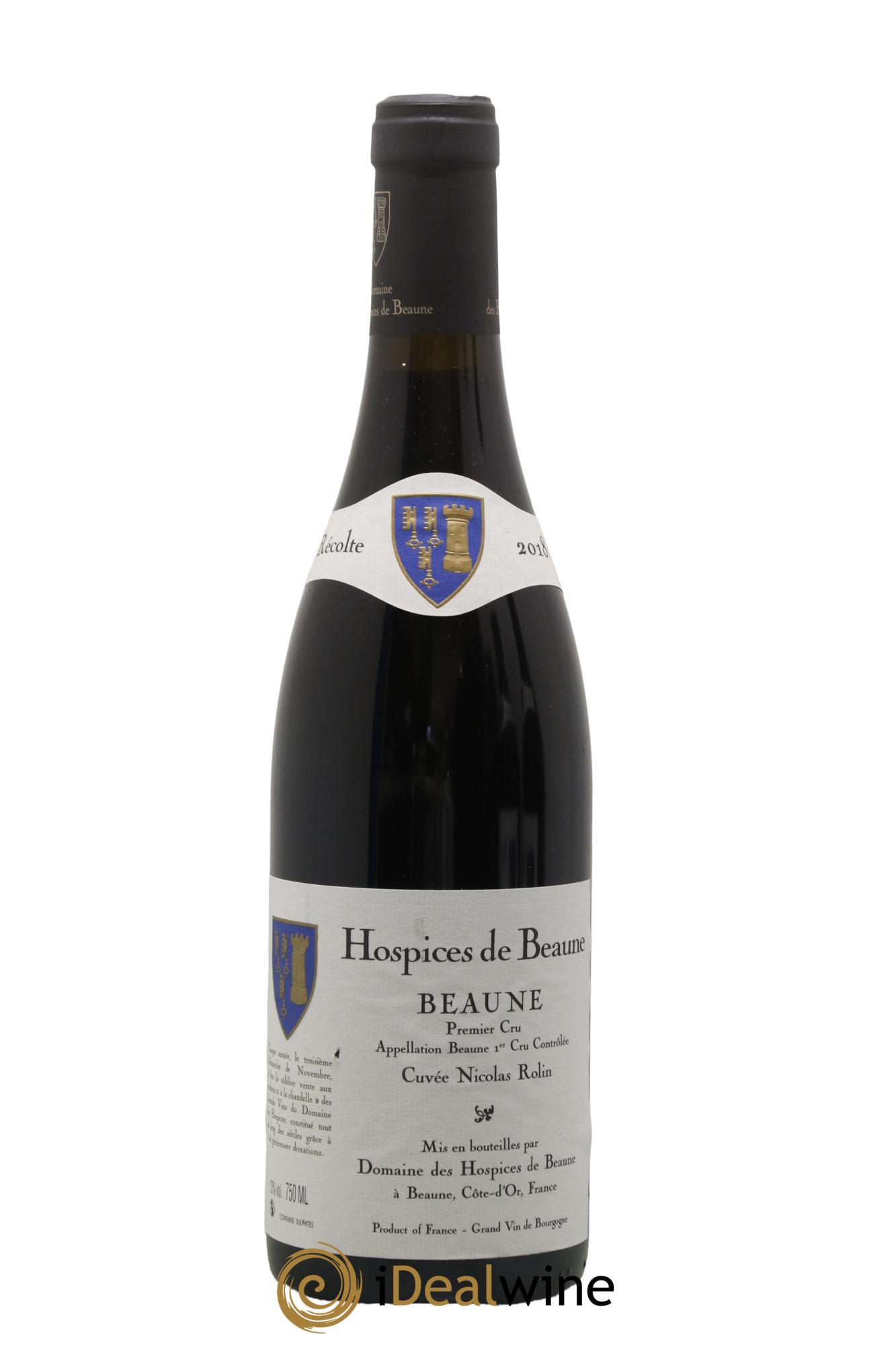 Beaune 1er Cru Nicolas Rolin Hospices de Beaune 2018 - Lot de 1 bouteille - 0
