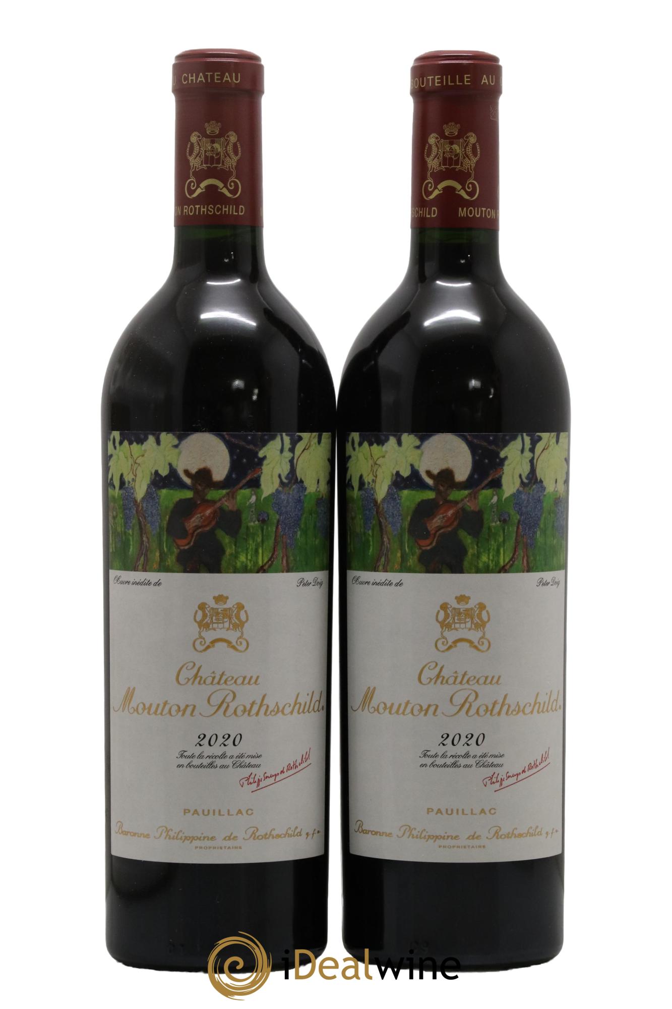 Château Mouton Rothschild 1er Grand Cru Classé 2020 - Lot of 2 bottles - 0