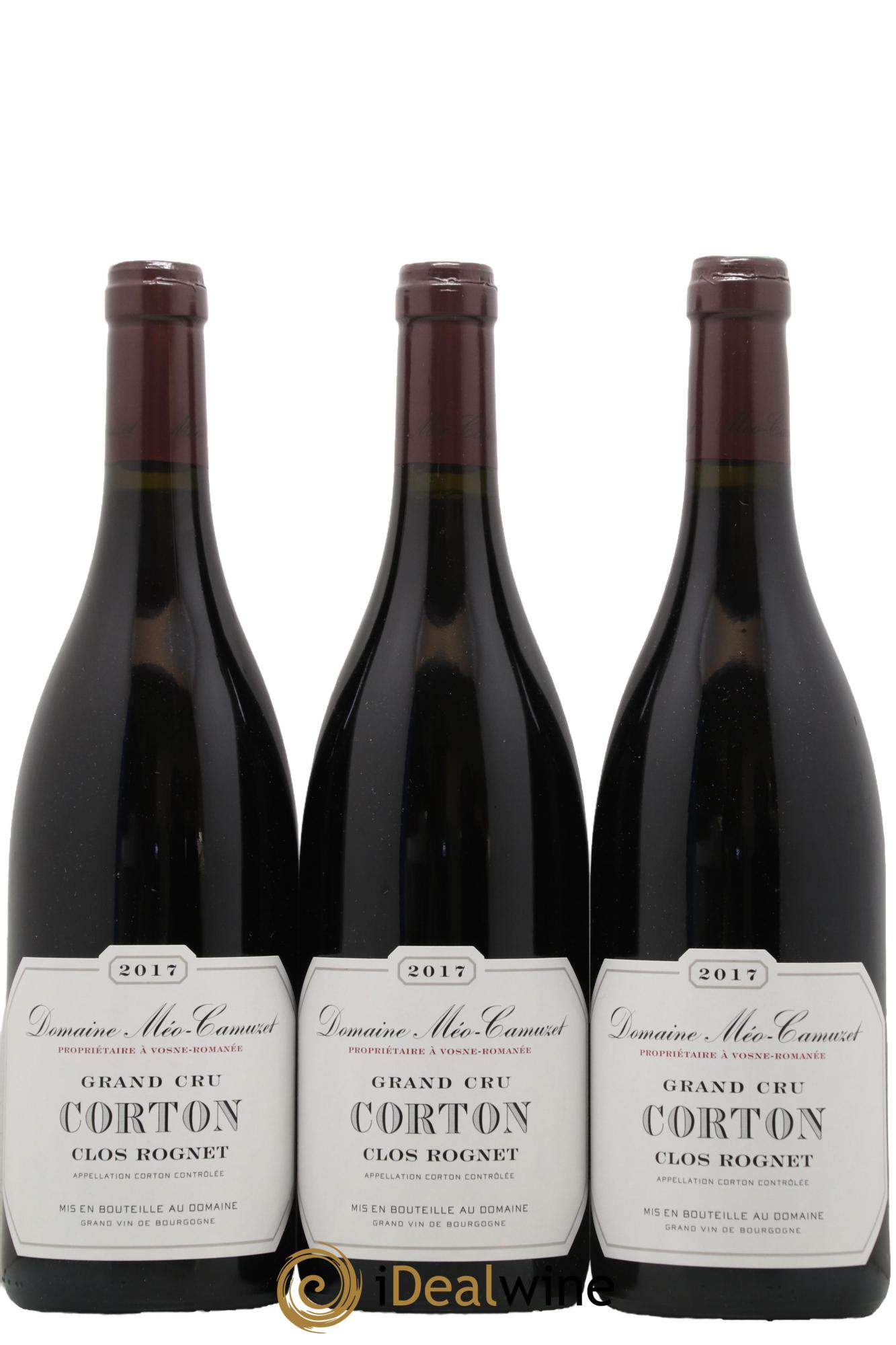 Corton Grand Cru Clos Rognet Méo-Camuzet (Domaine) 2017 - Lot de 3 bouteilles - 0
