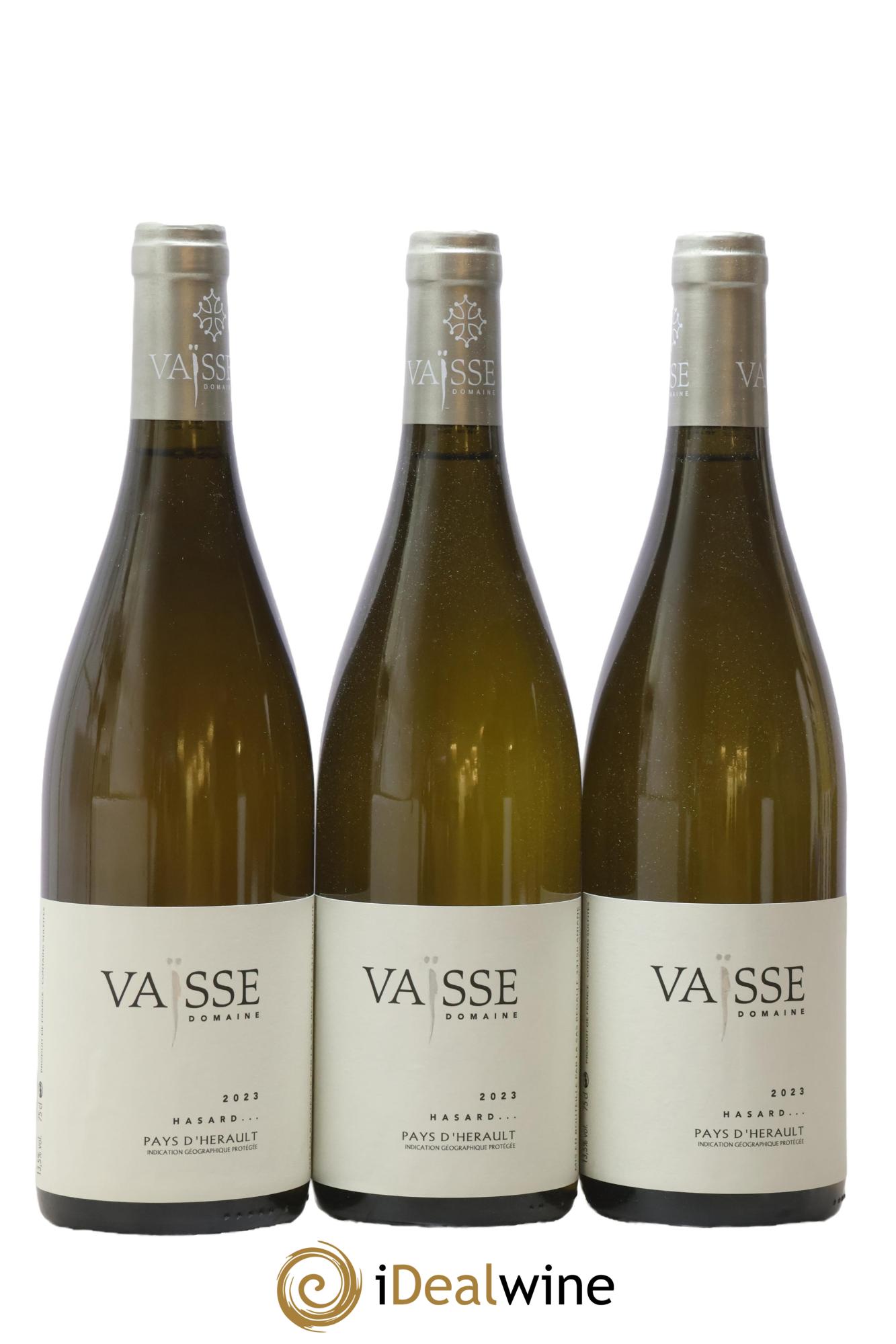 IGP Pays de l'Hérault Hasard Vaisse (Domaine) 2023 - Lot of 3 bottles - 0