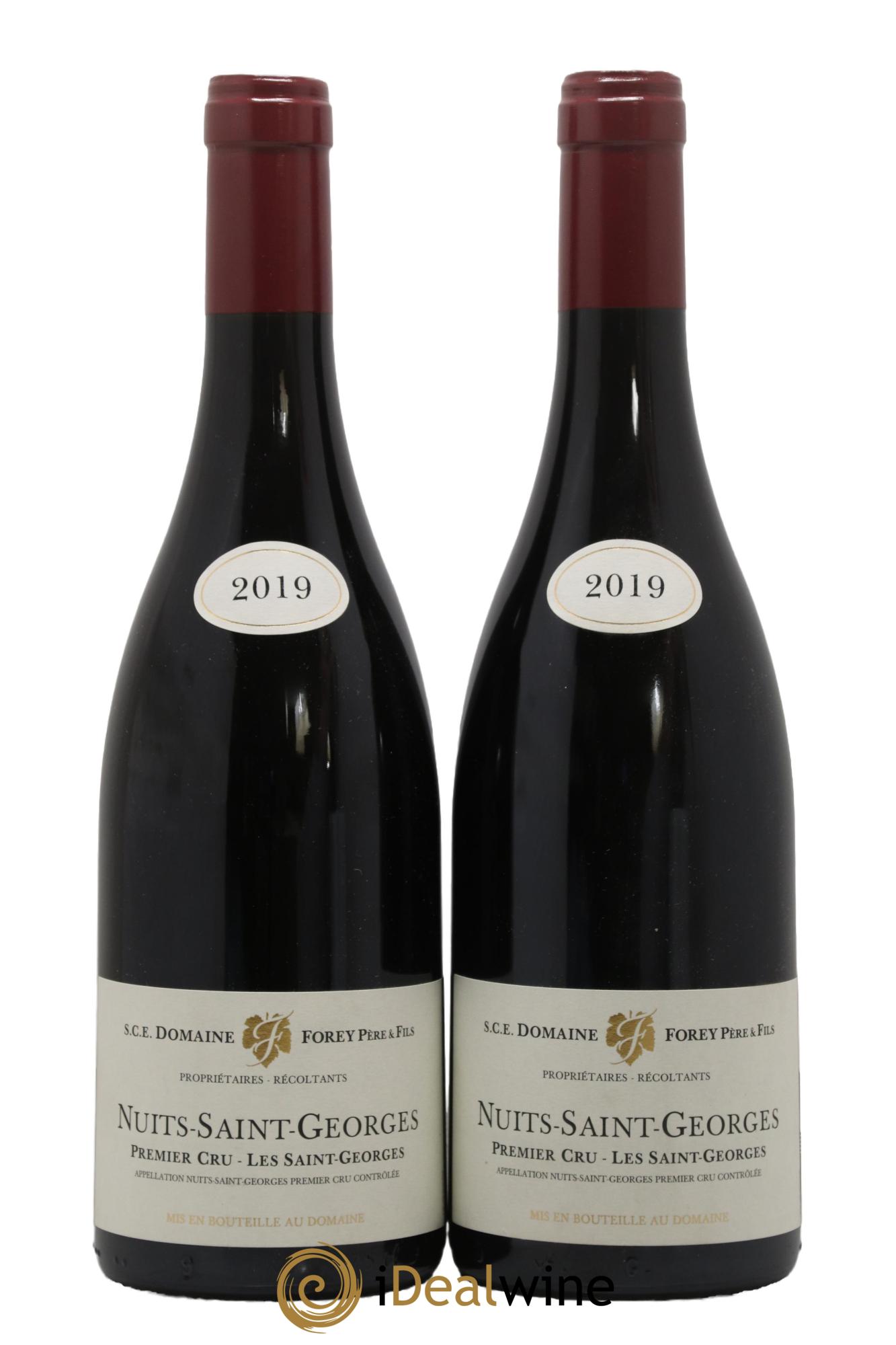 Nuits-Saint-Georges 1er Cru Les Saint-Georges Forey Père et Fils (Domaine) 2019 - Posten von 2 Flaschen - 0