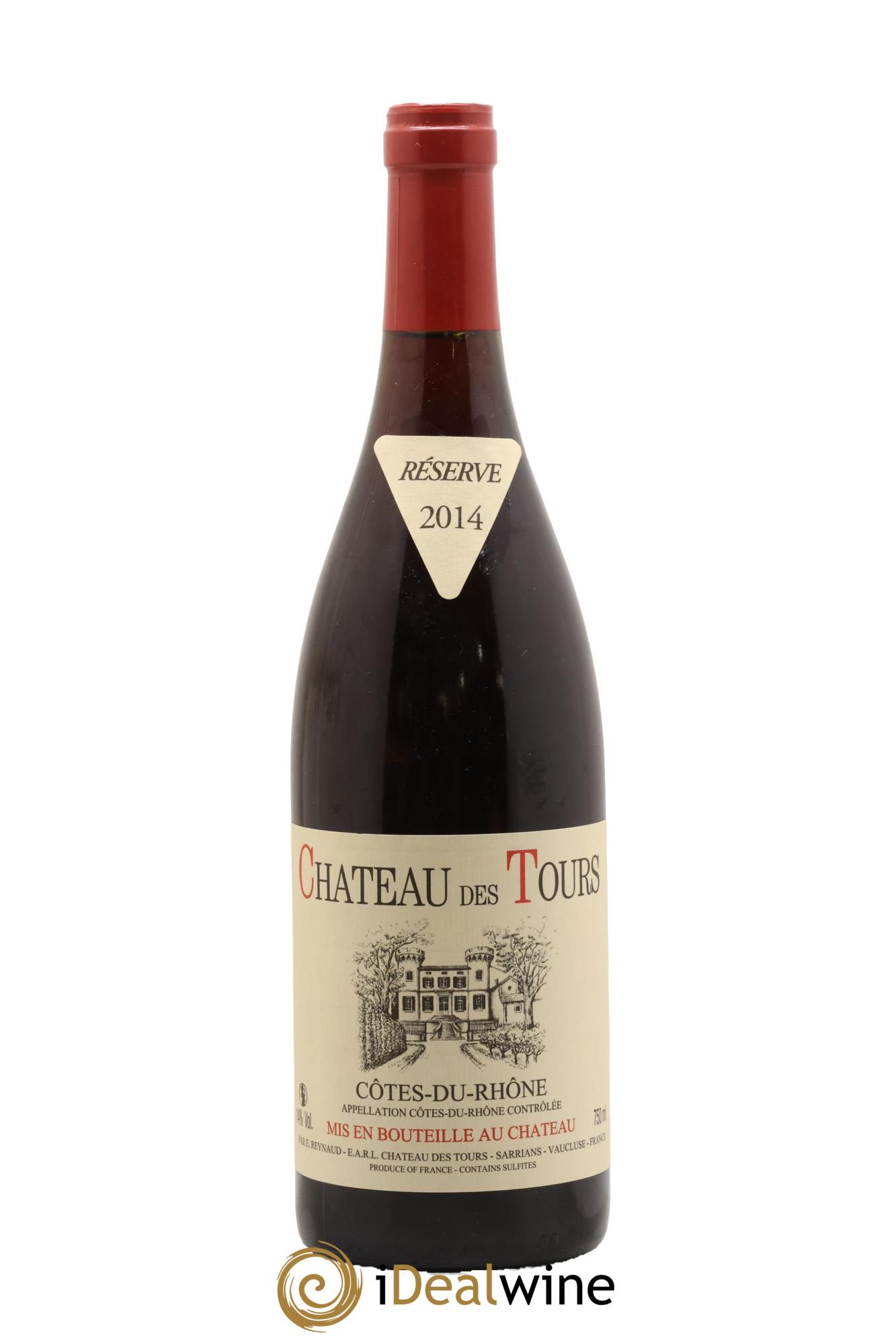 Côtes-du-Rhône Château des Tours Emmanuel Reynaud 2014 - Lot de 1 bouteille - 0