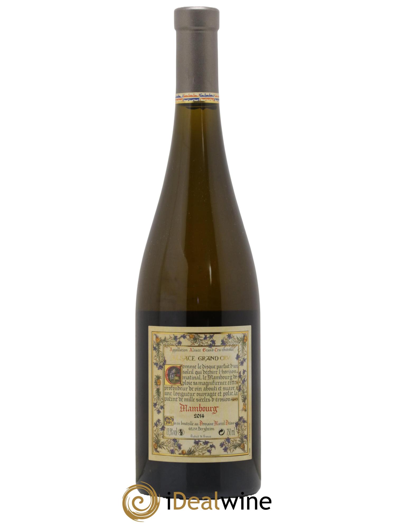 Alsace Grand Cru Mambourg Marcel Deiss (Domaine) 2014 - Lot of 1 bottle - 1