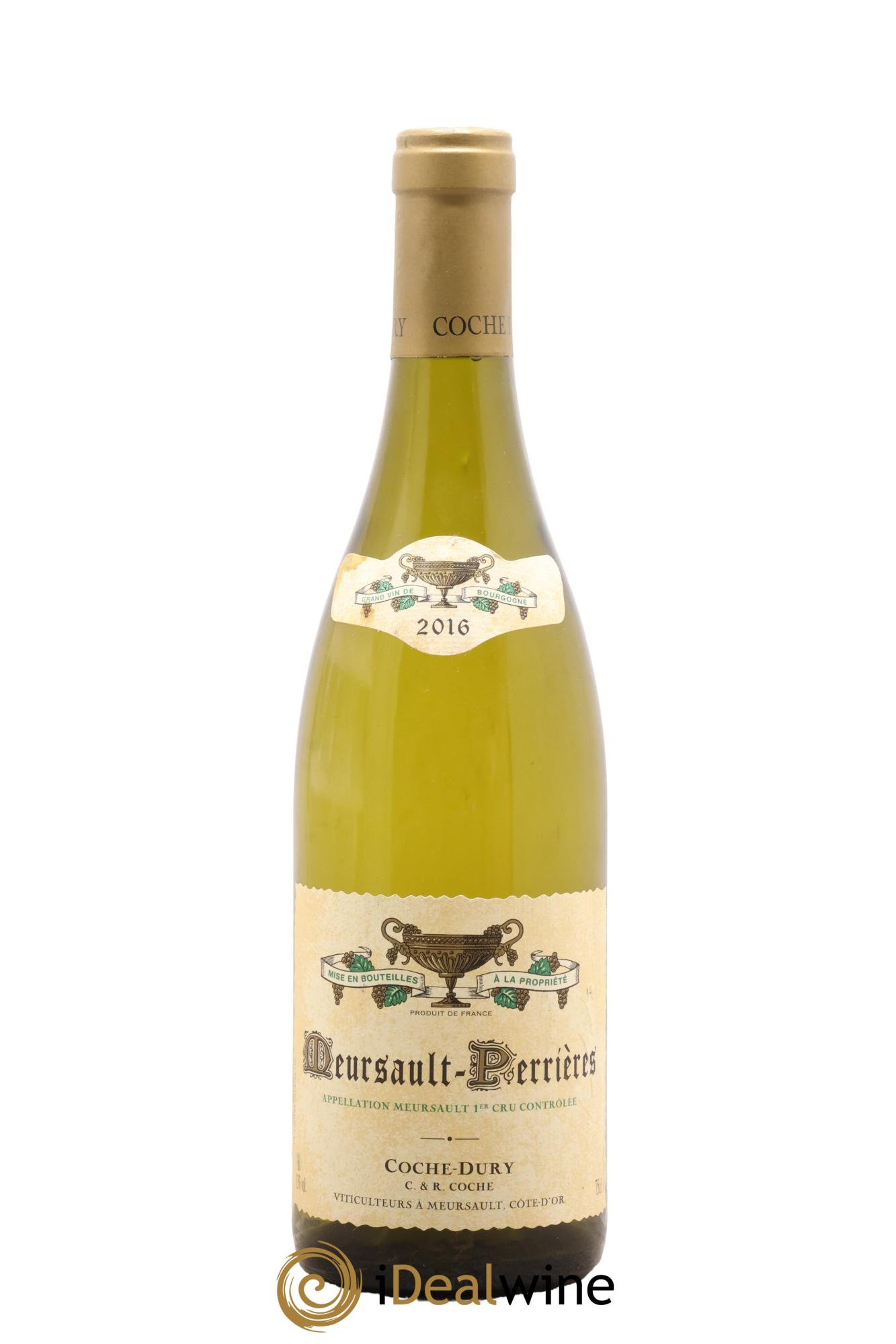 Meursault 1er Cru Perrières Coche Dury (Domaine) 2016 - Lot de 1 bouteille - 0