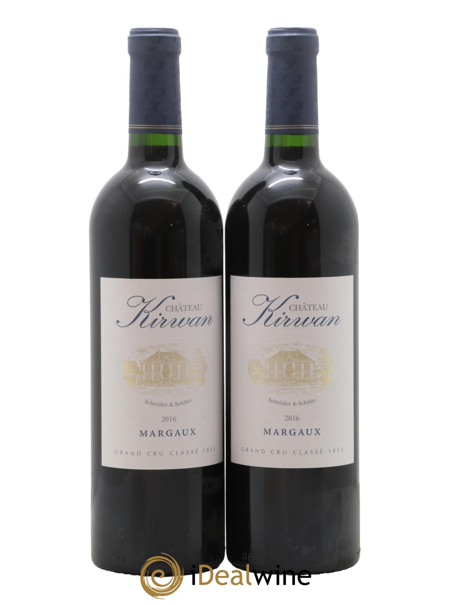 Château Kirwan 3ème Grand Cru Classé 2016 - Lot of 2 bottles - 0