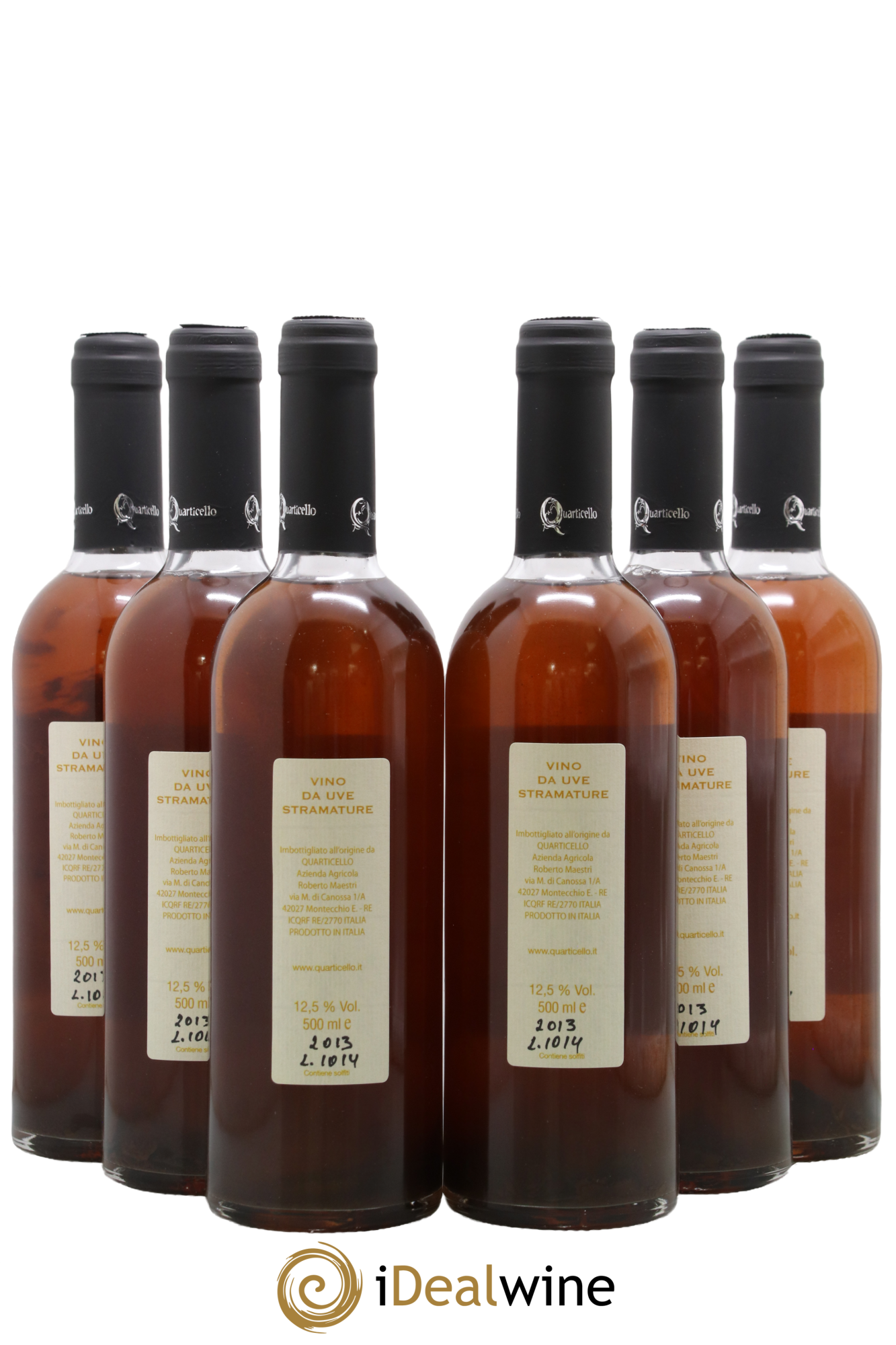 Italie IGT Vino da Uve Stramature Stradora Quarticello Azienda Agricola Roberto Maestri 2013 - Lot of 6 500ml formats - 1