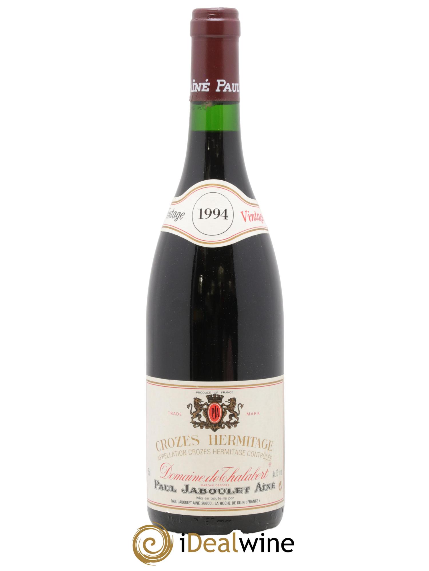 Crozes-Hermitage Domaine de Thalabert Paul Jaboulet Ainé 1994 - Lotto di 1 bottiglia - 0