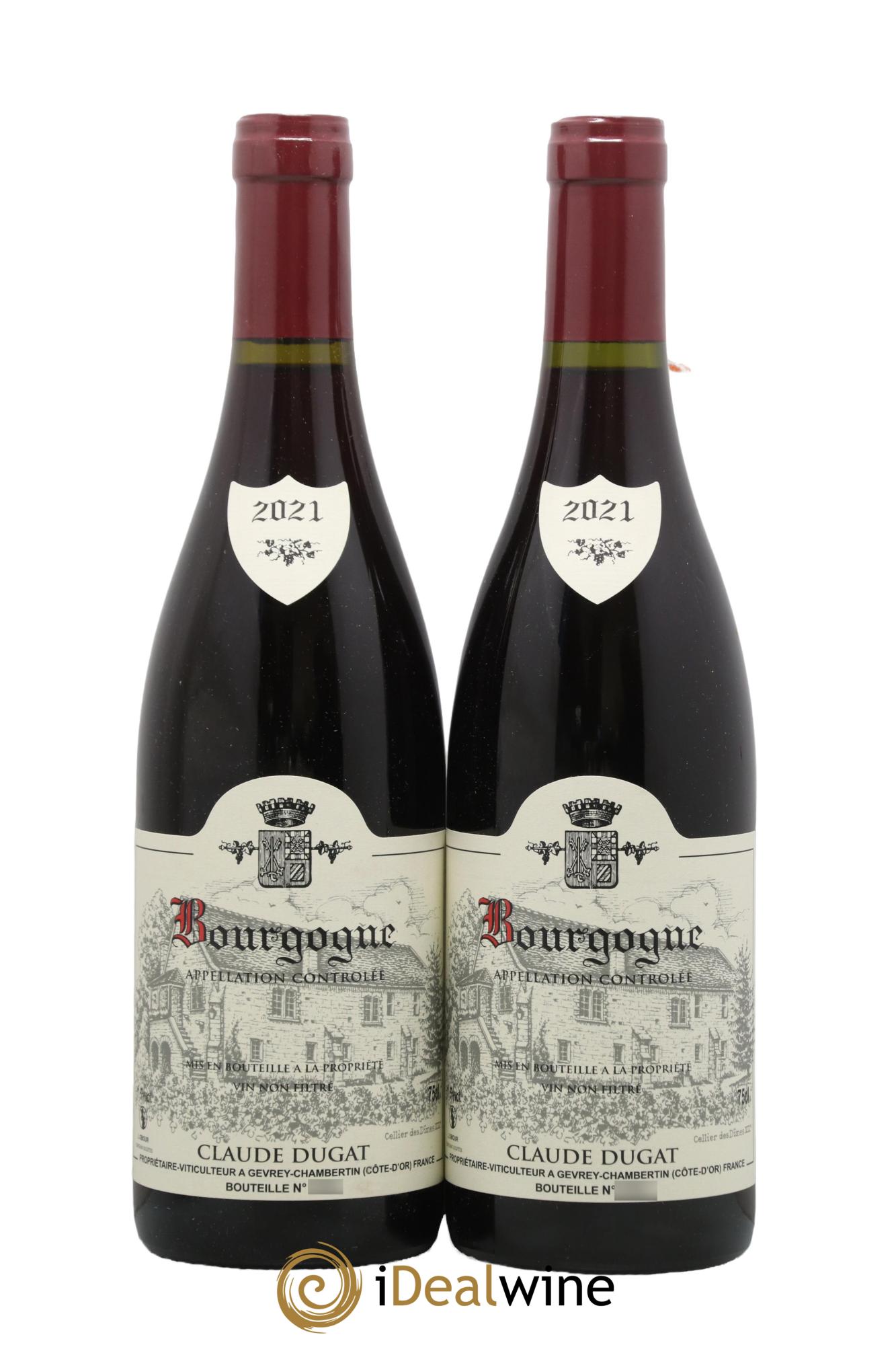 Bourgogne Claude Dugat 2021 - Lot de 2 bouteilles - 0