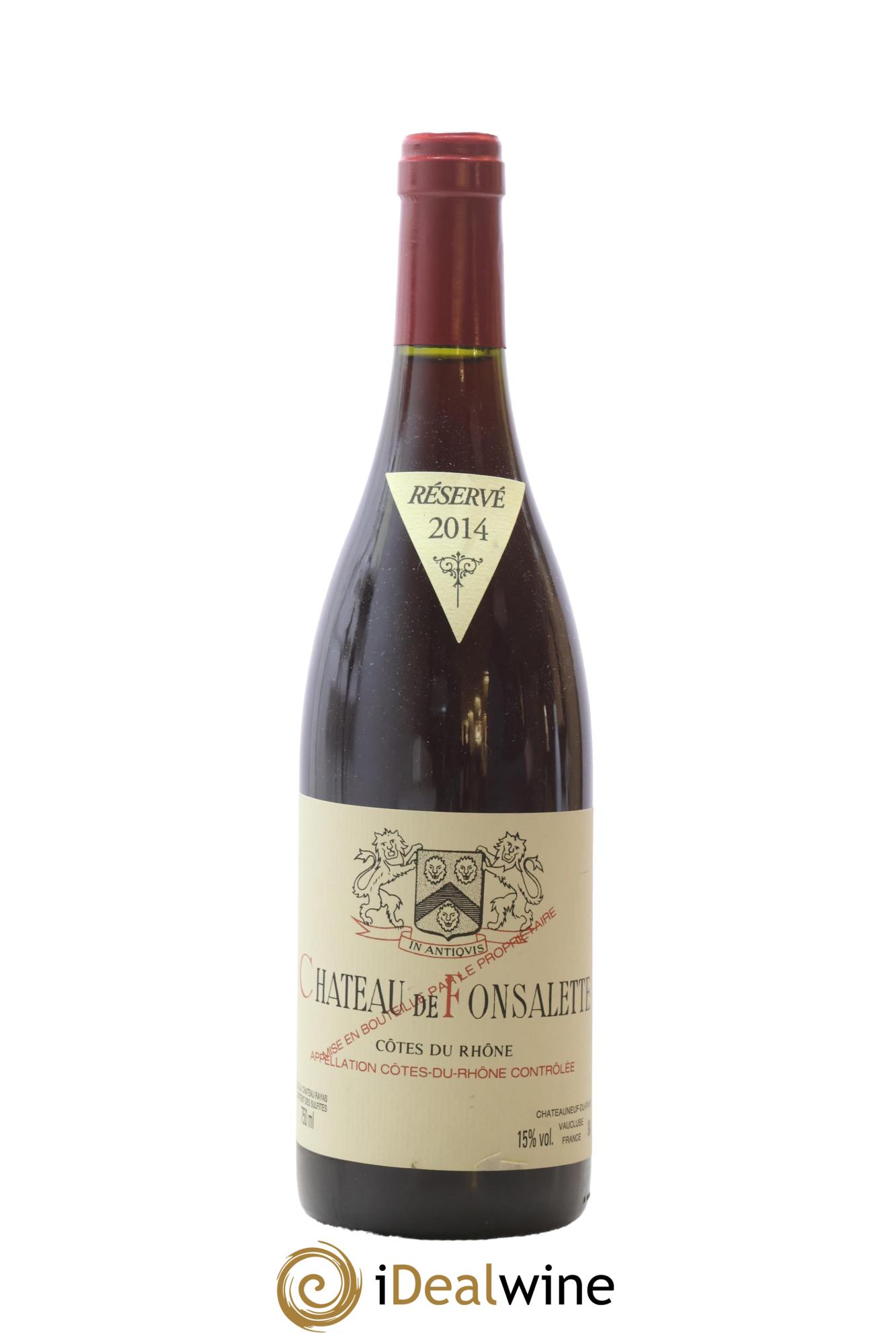 Côtes-du-Rhône Château de Fonsalette Emmanuel Reynaud 2014 - Posten von 1 Flasche - 0