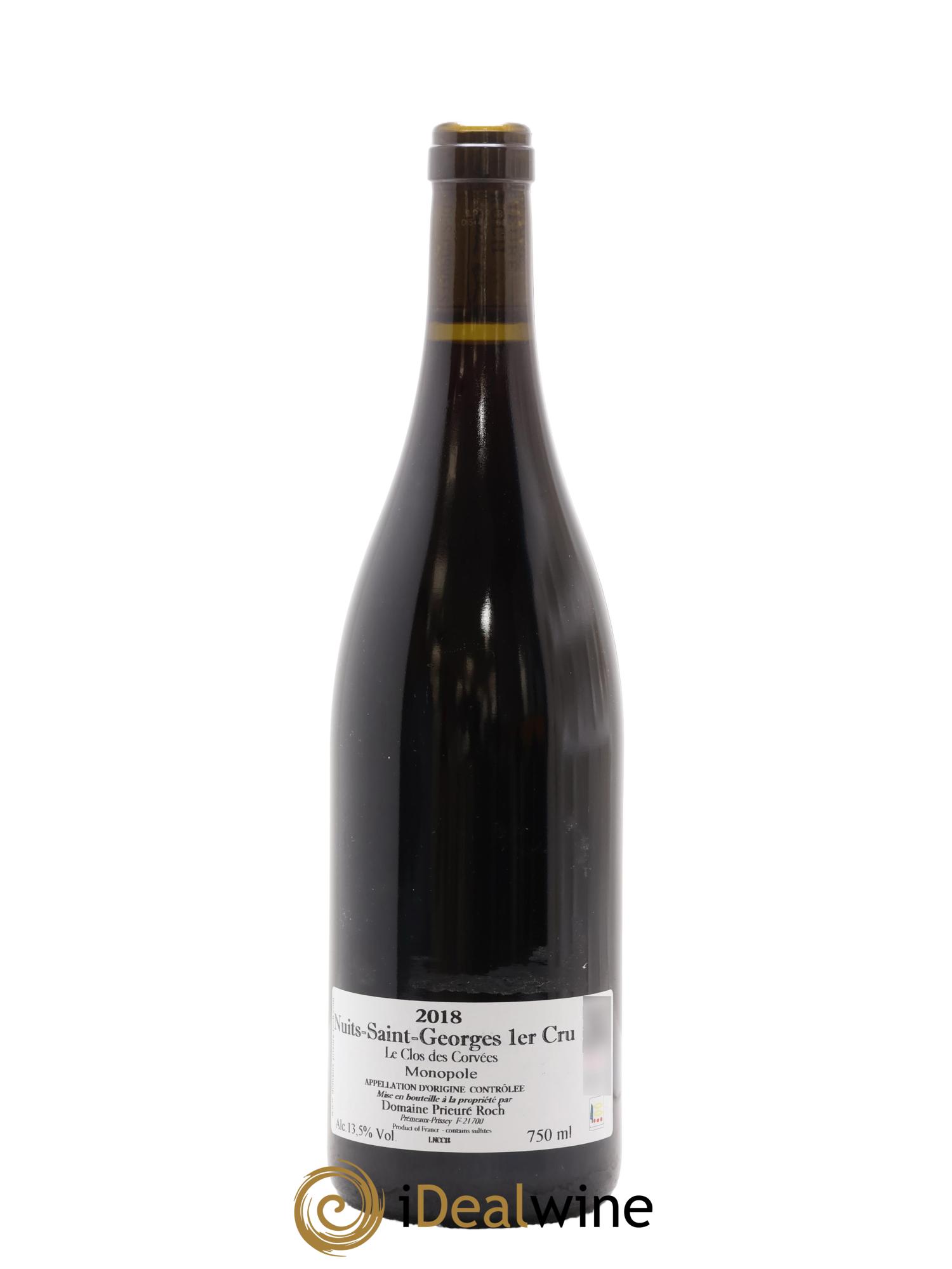 Nuits-Saint-Georges 1er Cru Le Clos des Corvées Prieuré Roch 2018 - Posten von 1 Flasche - 1